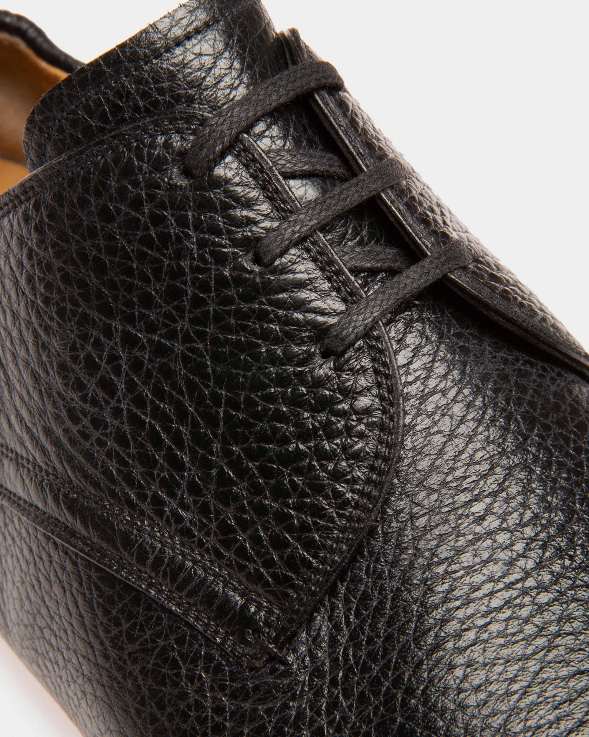 Plizard Zapatos De Estilo Derby En Piel De Color Negro - Hombre - Bally - 05