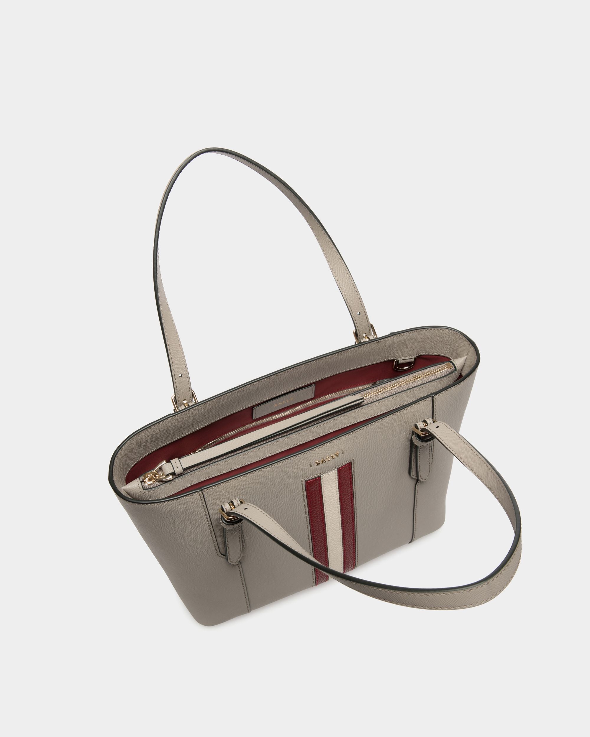 Tote In Grey Bovine Split - Mujer - Bally - 04