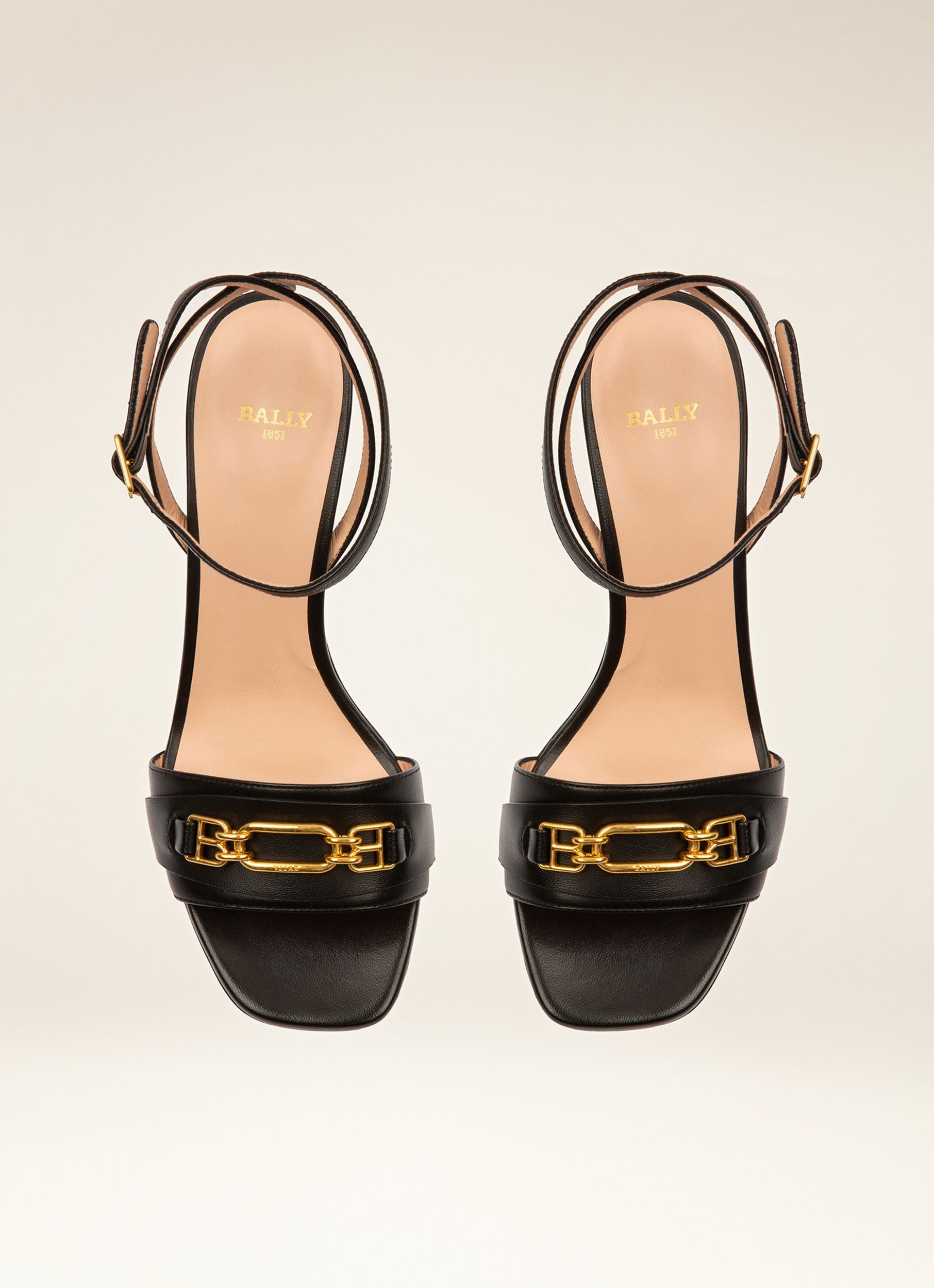 Dorey Leather Sandals In Black - Women's - Bally - 04