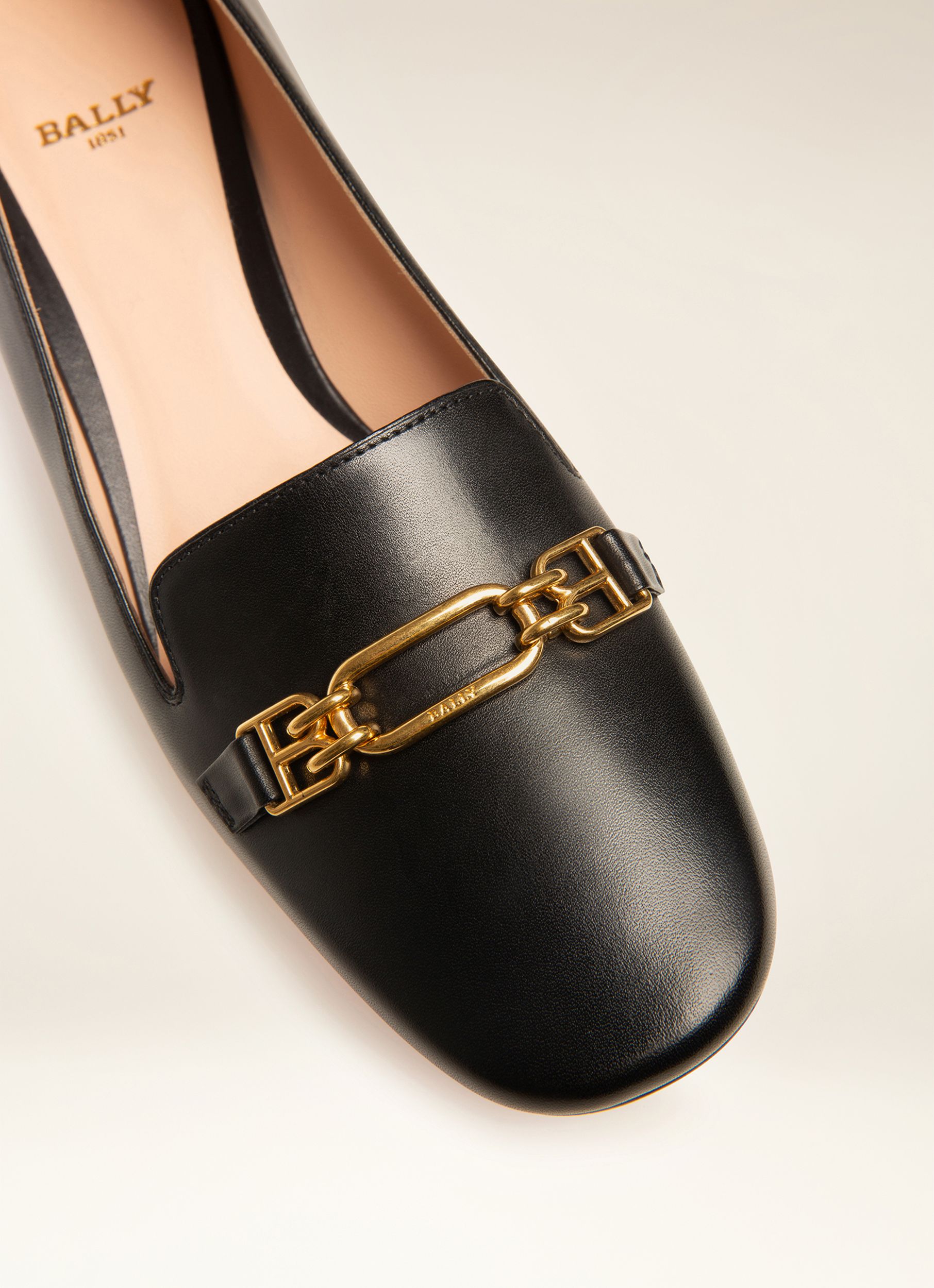 Dielle Zapatos De Salón En Piel De Color Negro - Mujer - Bally - 02