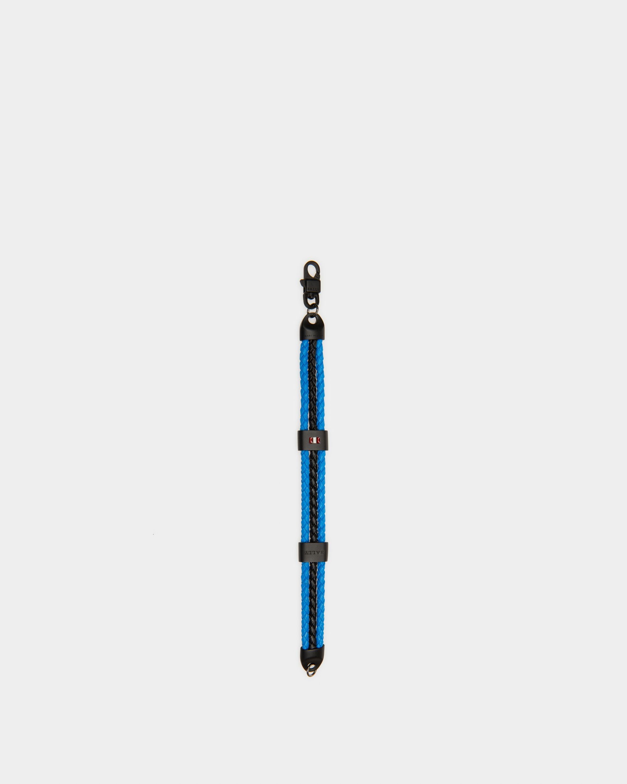 Phelsy Pulsera De Piel En Color Azul Y Negro - Hombre - Bally - 02