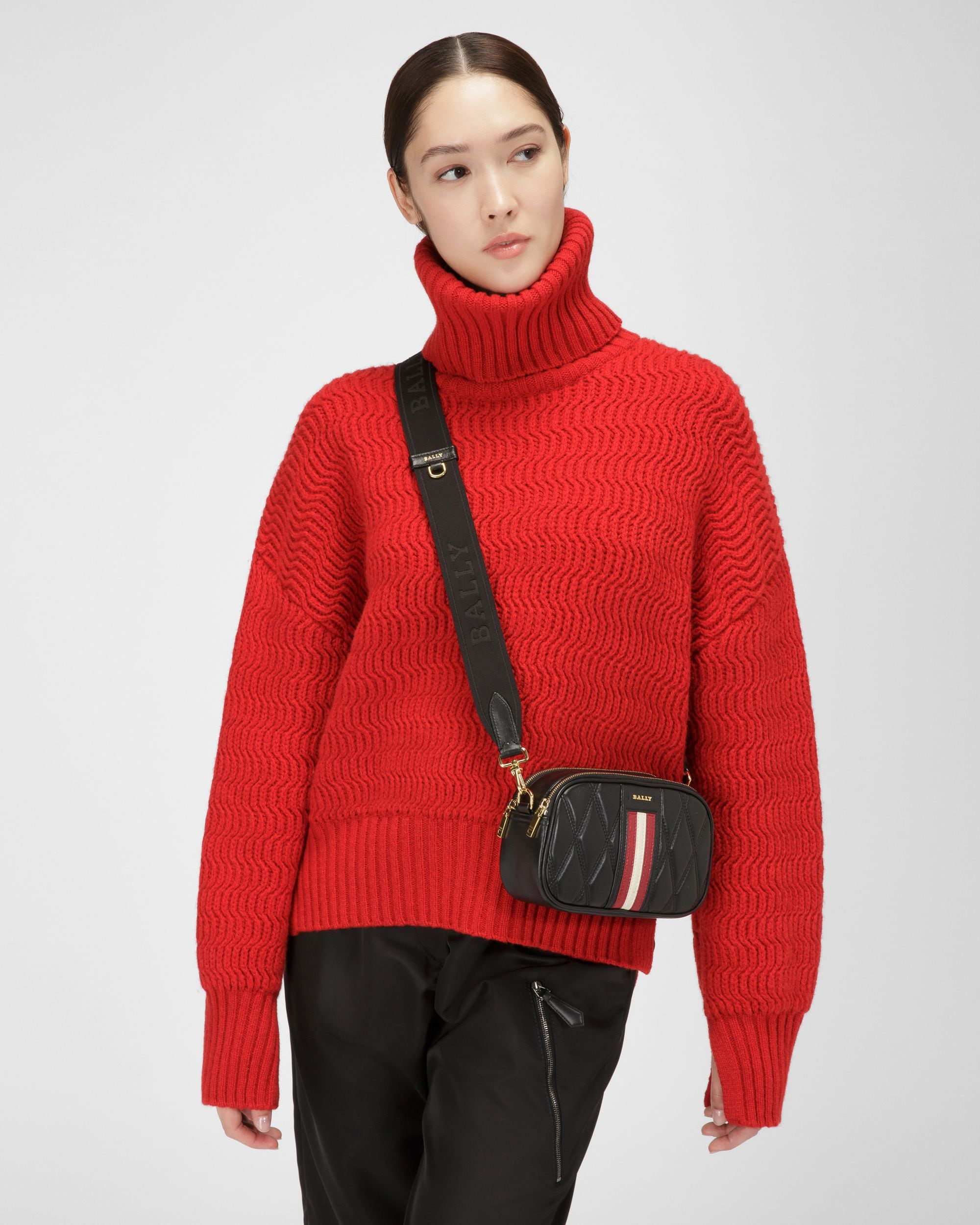 Denni Minibolso De Piel Negra - Mujer - Bally - 01