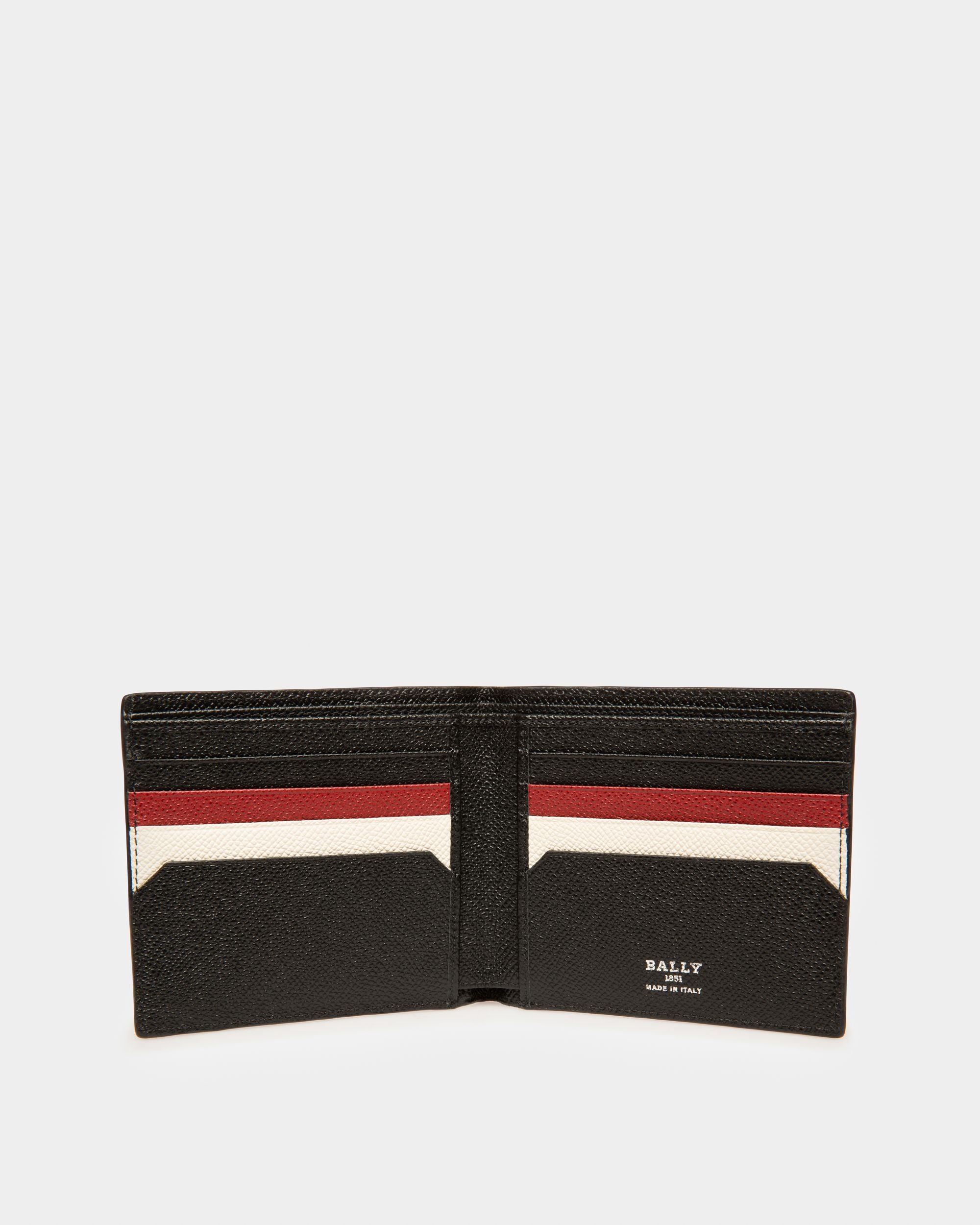Bollen Leather Wallet In Black - Men's - Bally - 03