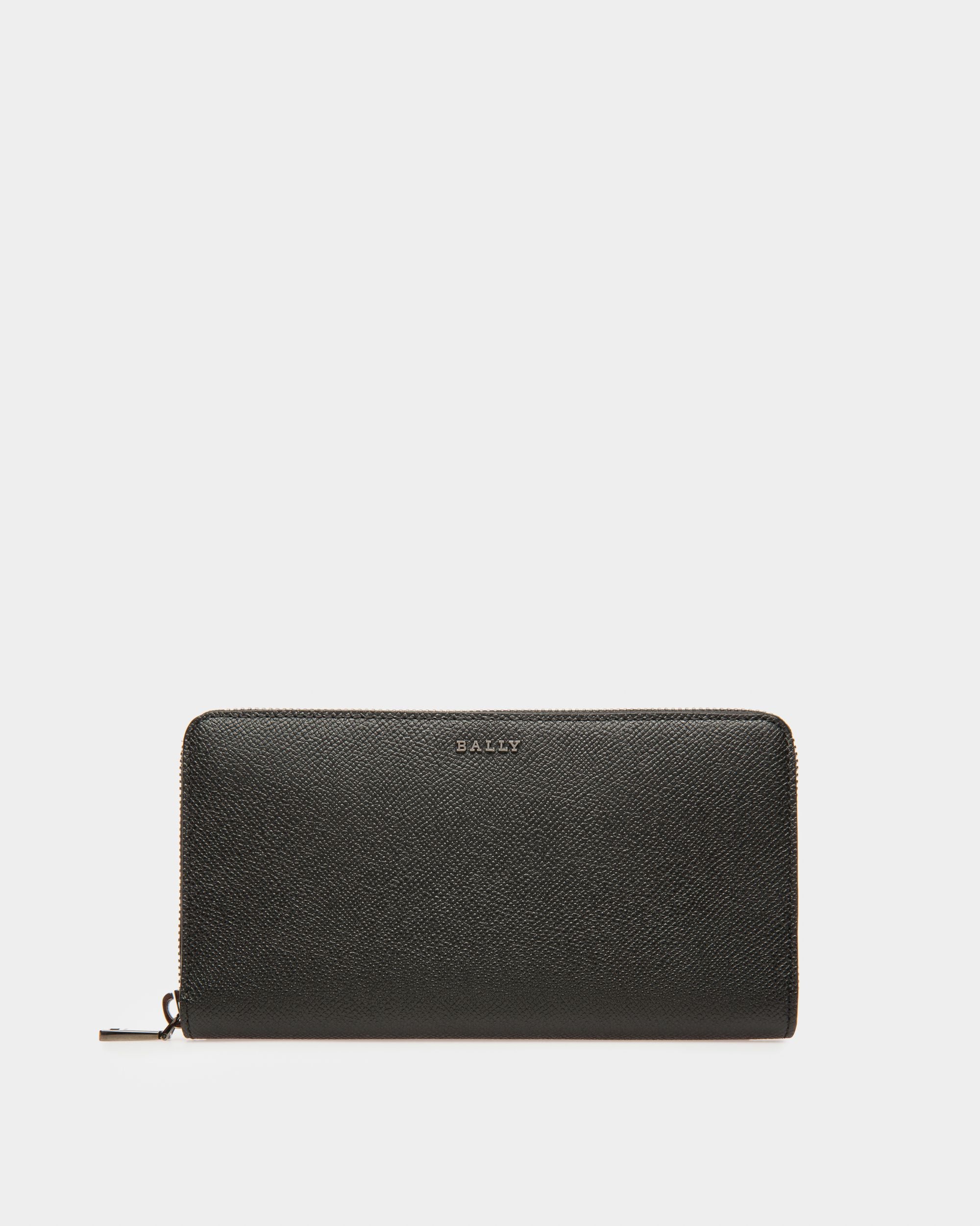 Balen Cartera De Viaje En Piel De Color Negro - Hombre - Bally - 01