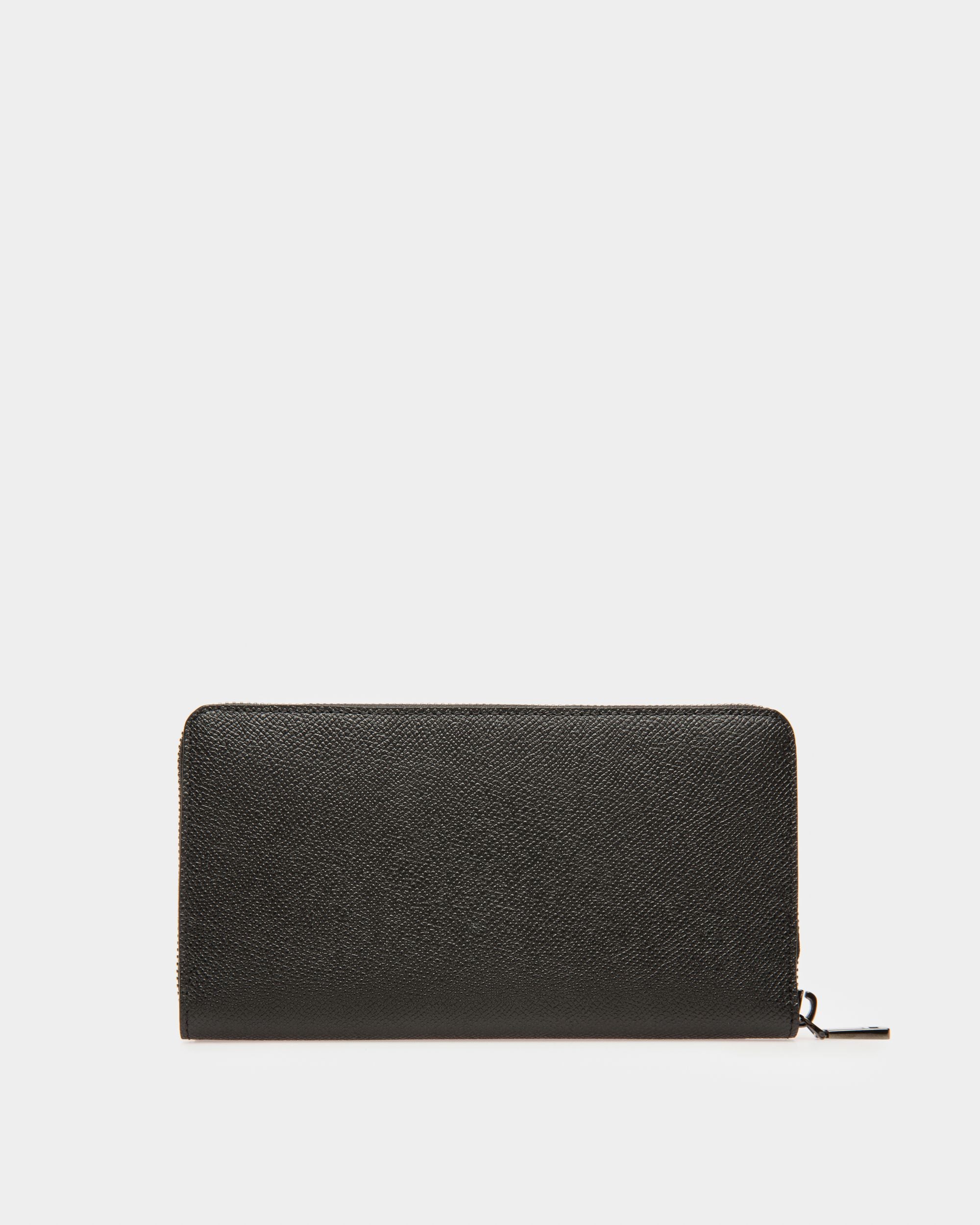 Balen Cartera De Viaje En Piel De Color Negro - Hombre - Bally - 02
