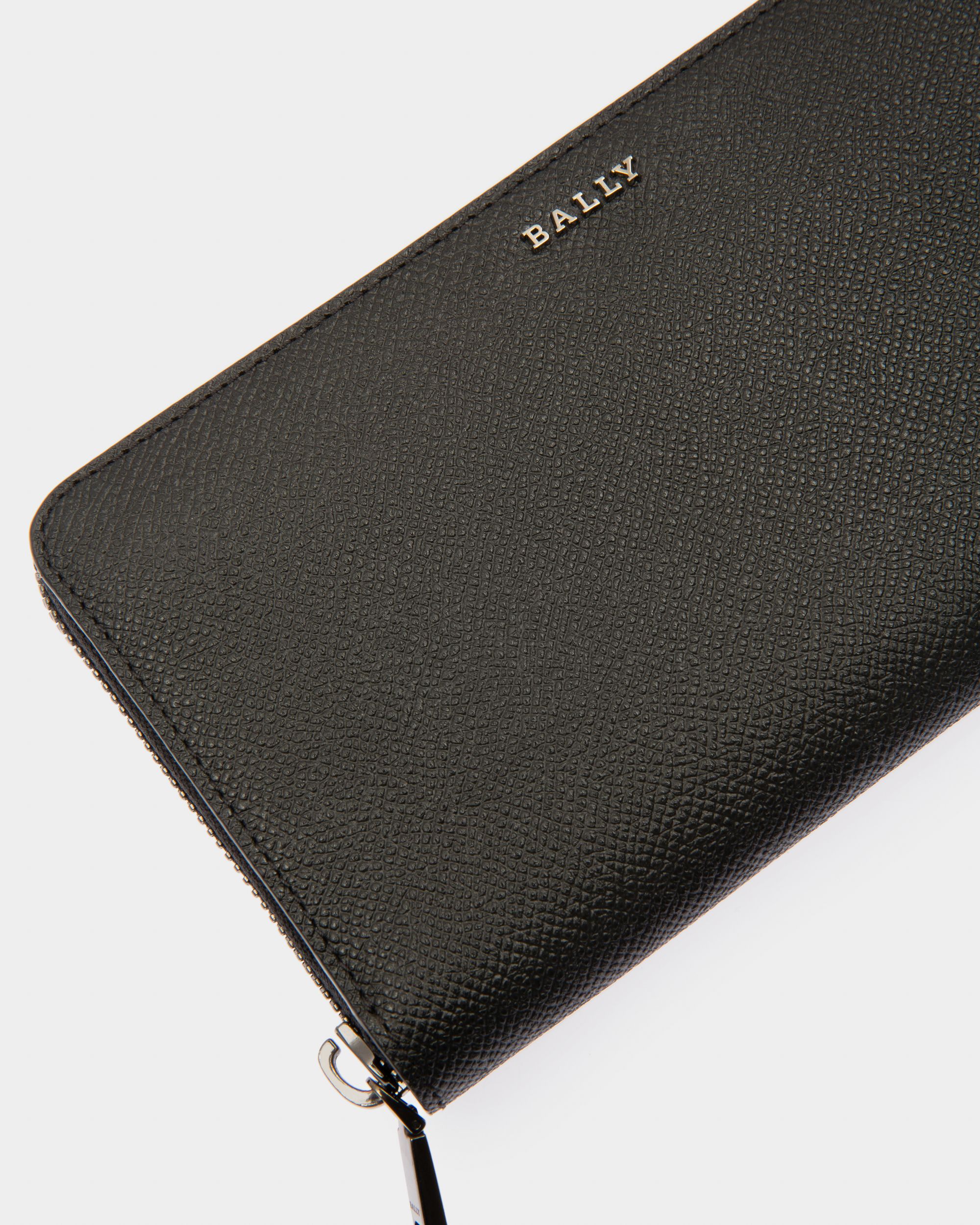 Balen Cartera De Viaje En Piel De Color Negro - Hombre - Bally - 04