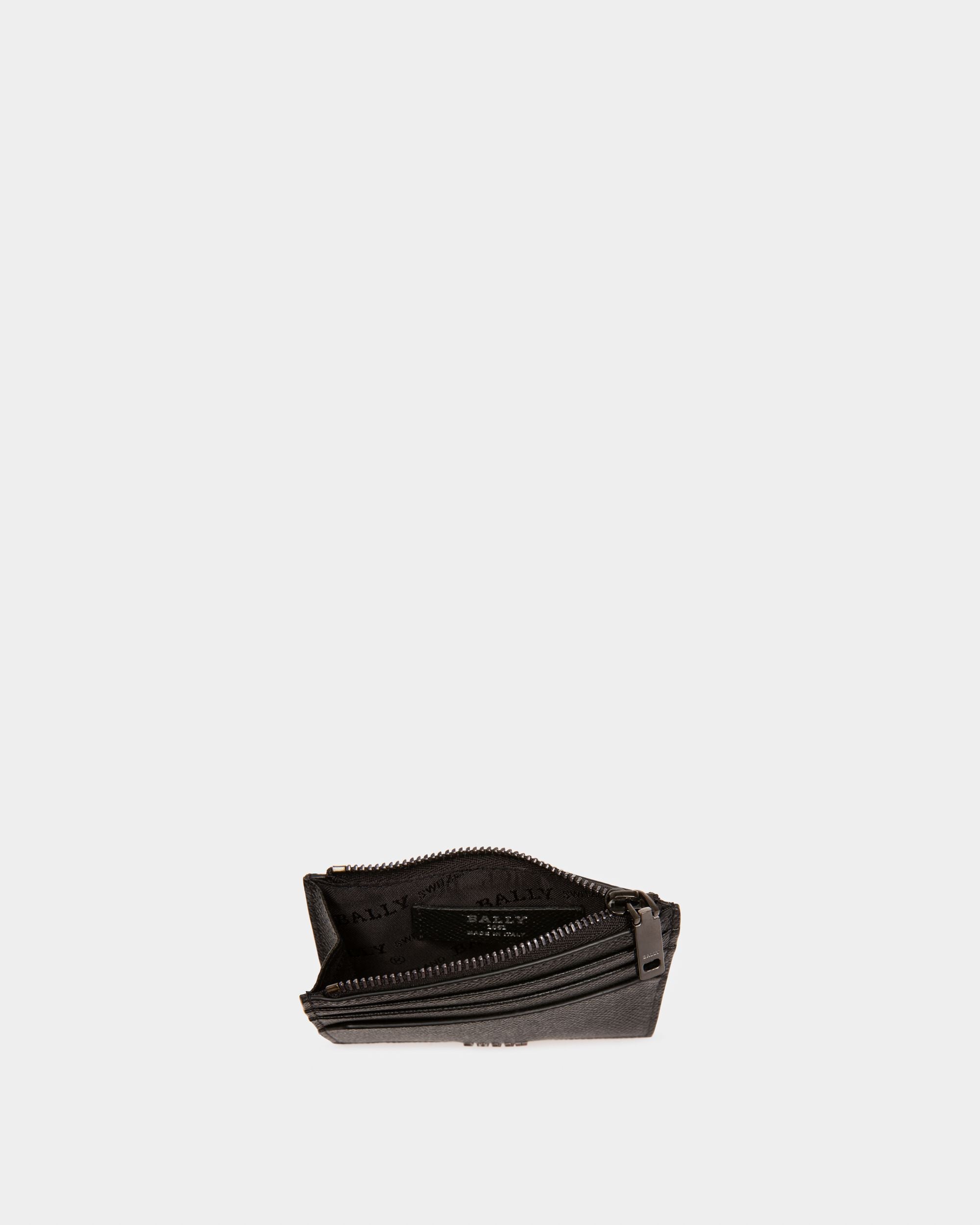 Byrion Tarjetero En Piel De Color Negro - Hombre - Bally - 03
