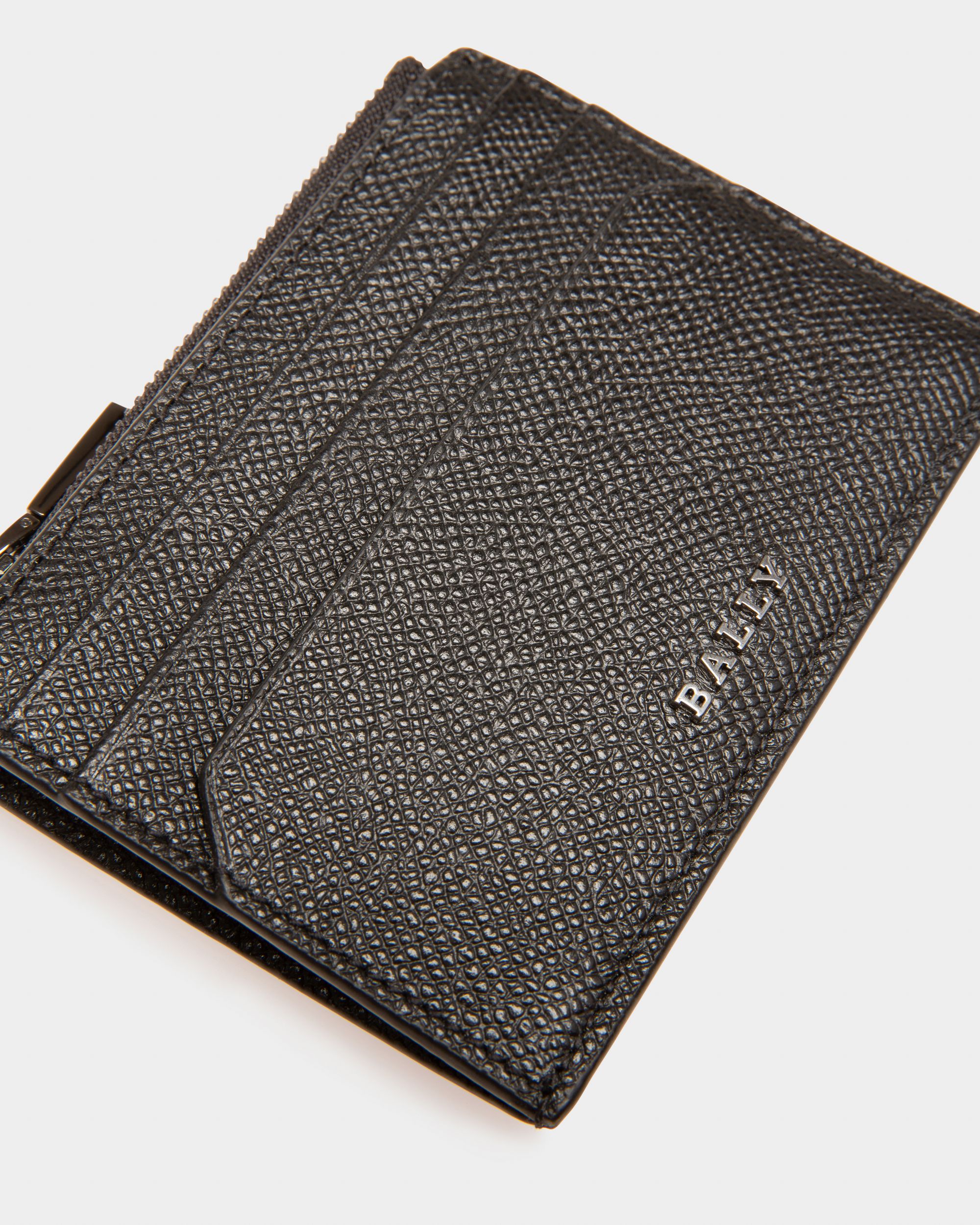 Byrion Tarjetero En Piel De Color Negro - Hombre - Bally - 04