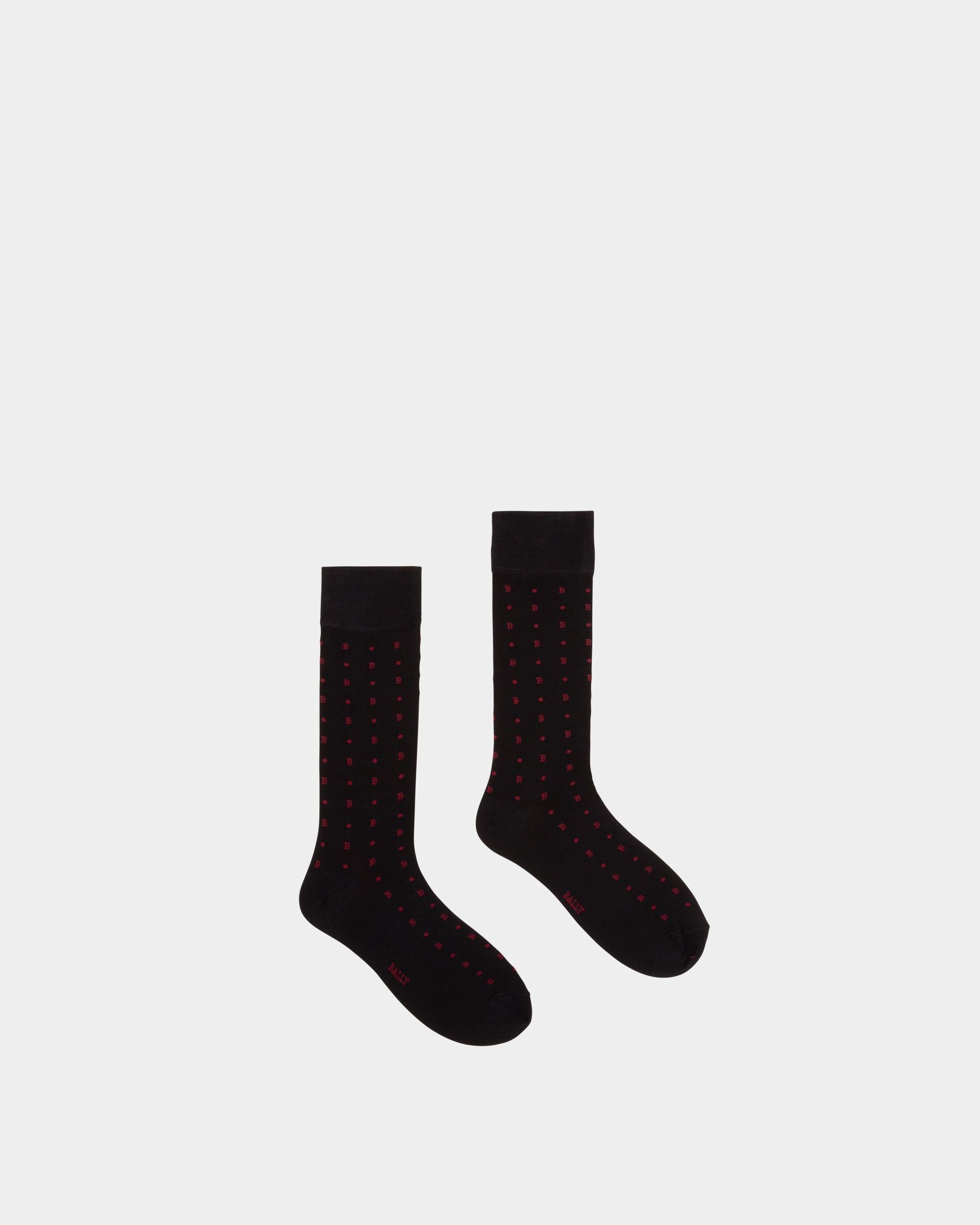 Calcetines De Jacquard Con La «B» De Bally - Hombre - Bally - 01