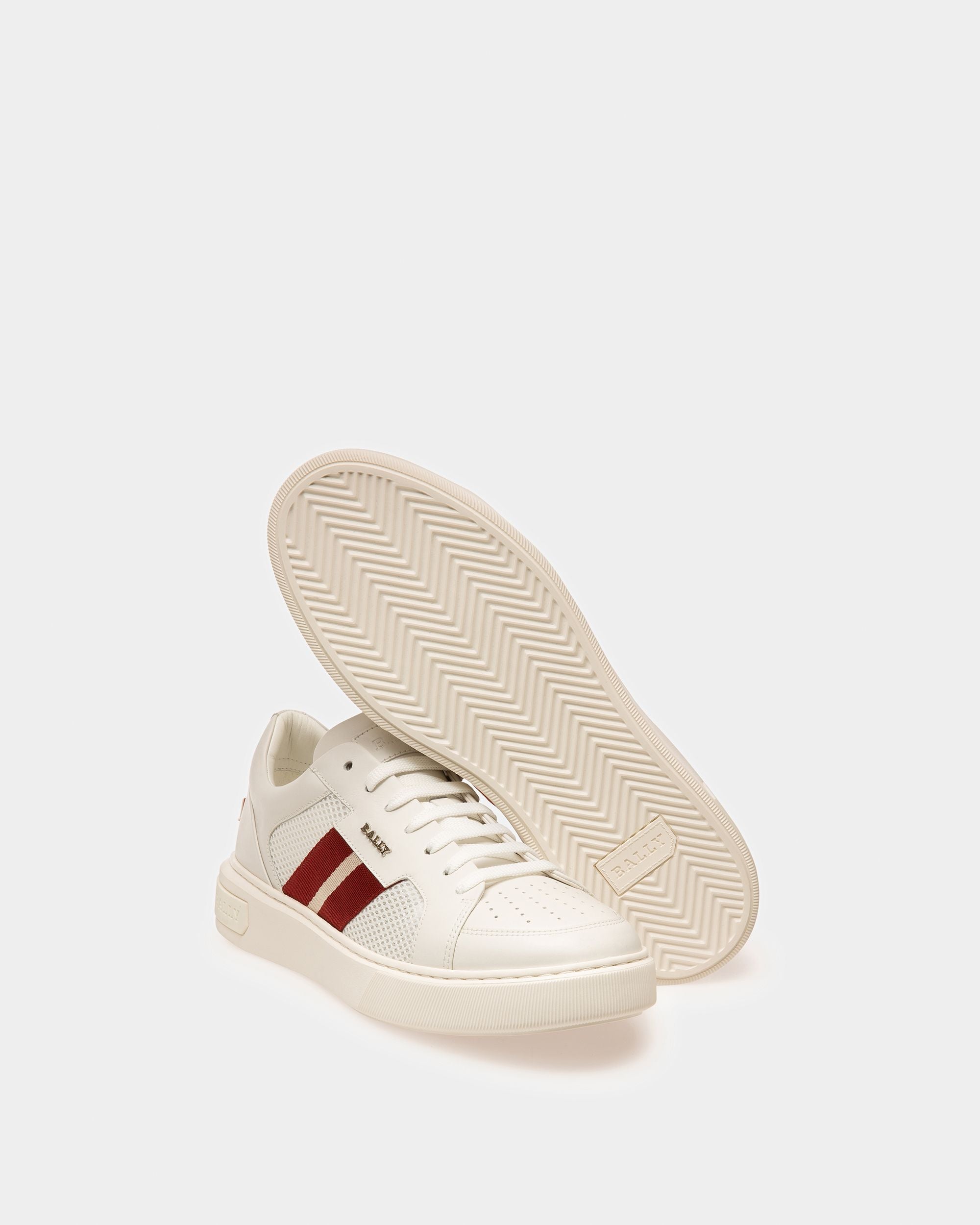 Melys Leather Sneakers In White - Men's - Bally - 04