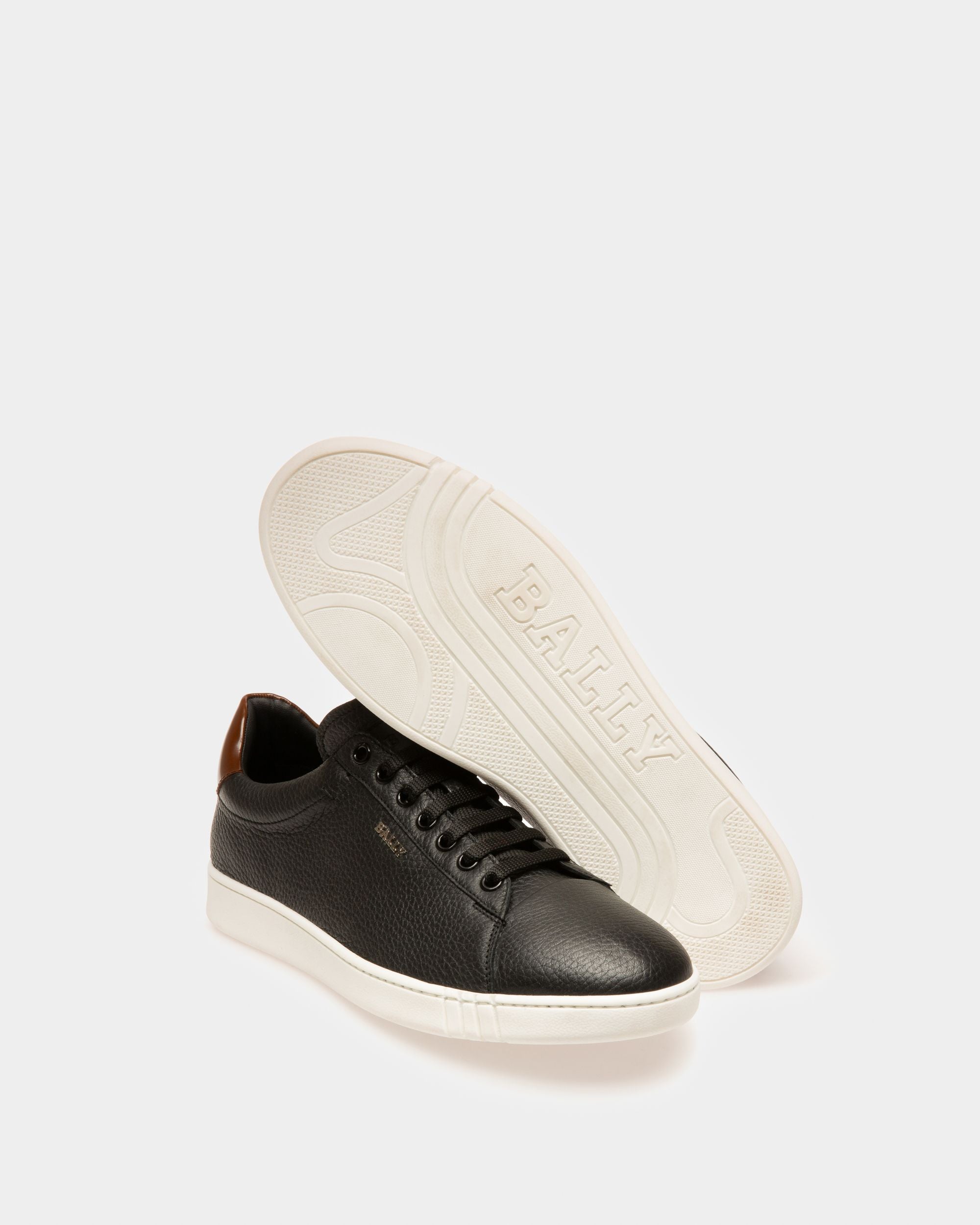 Wildy Leather Sneakers In Black - Men's - Bally - 04