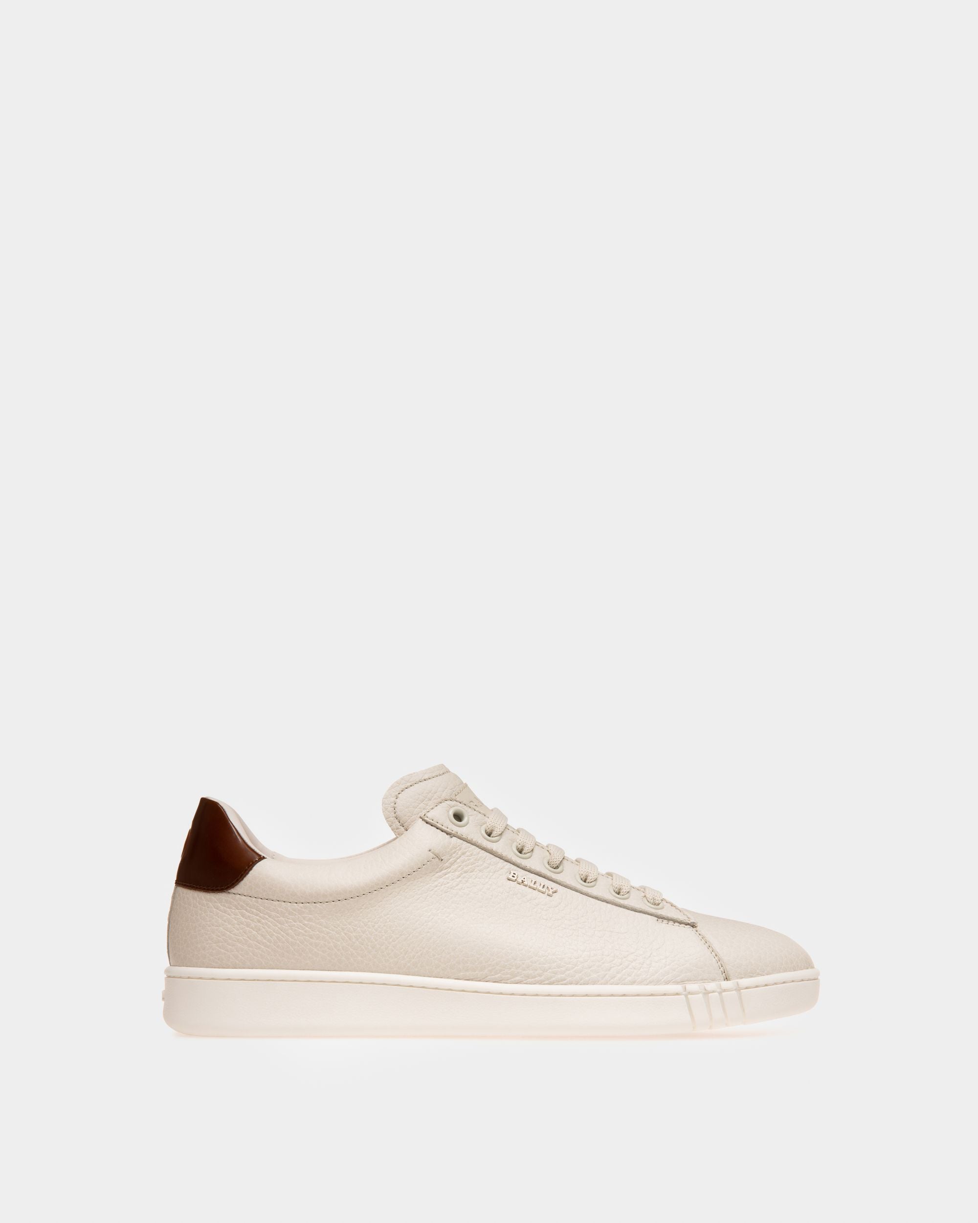 Wildy Leather Sneakers In White - Men's - Bally - 01
