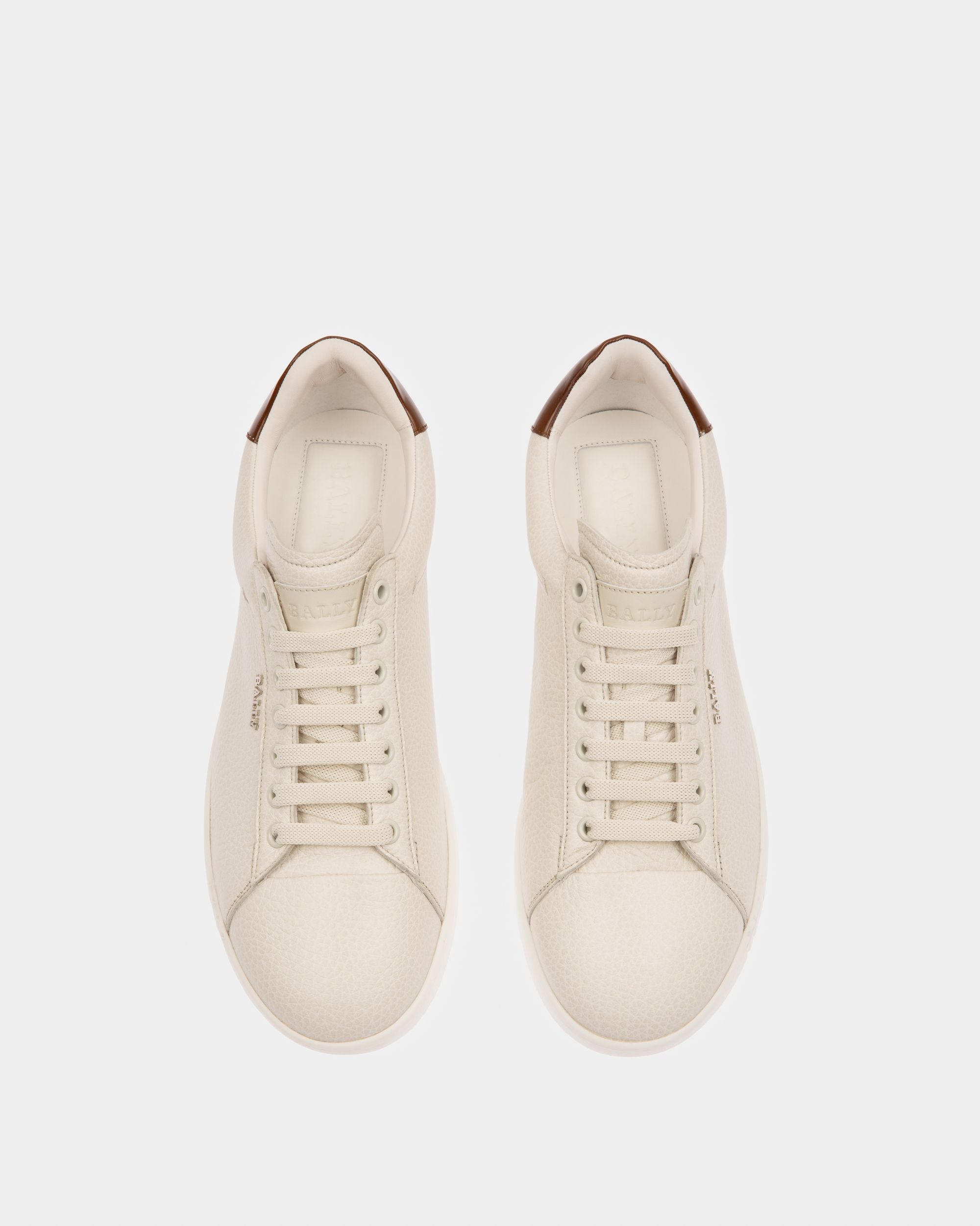 Wildy Leather Sneakers In White - Men's - Bally - 02