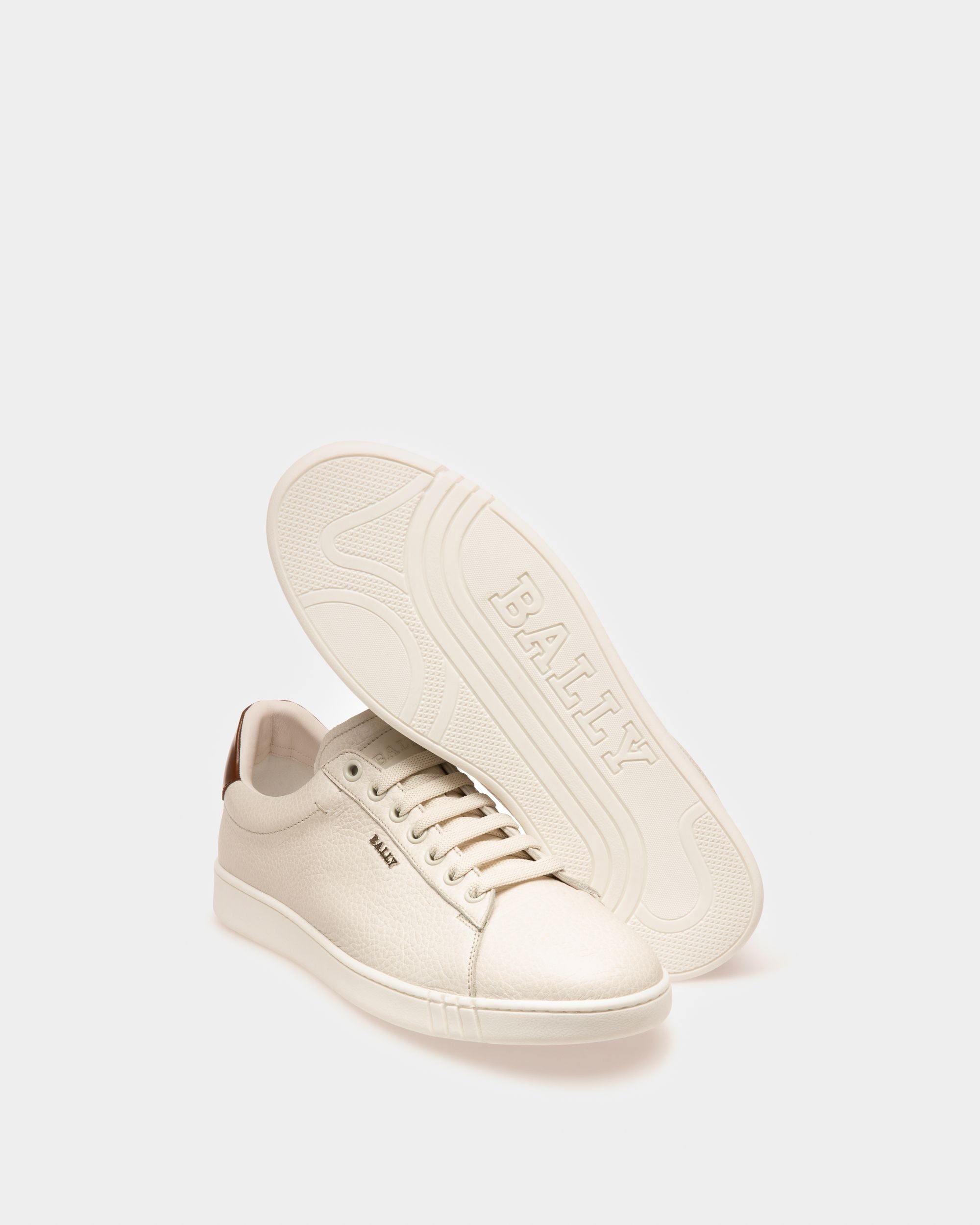 Wildy Leather Sneakers In White - Men's - Bally - 03