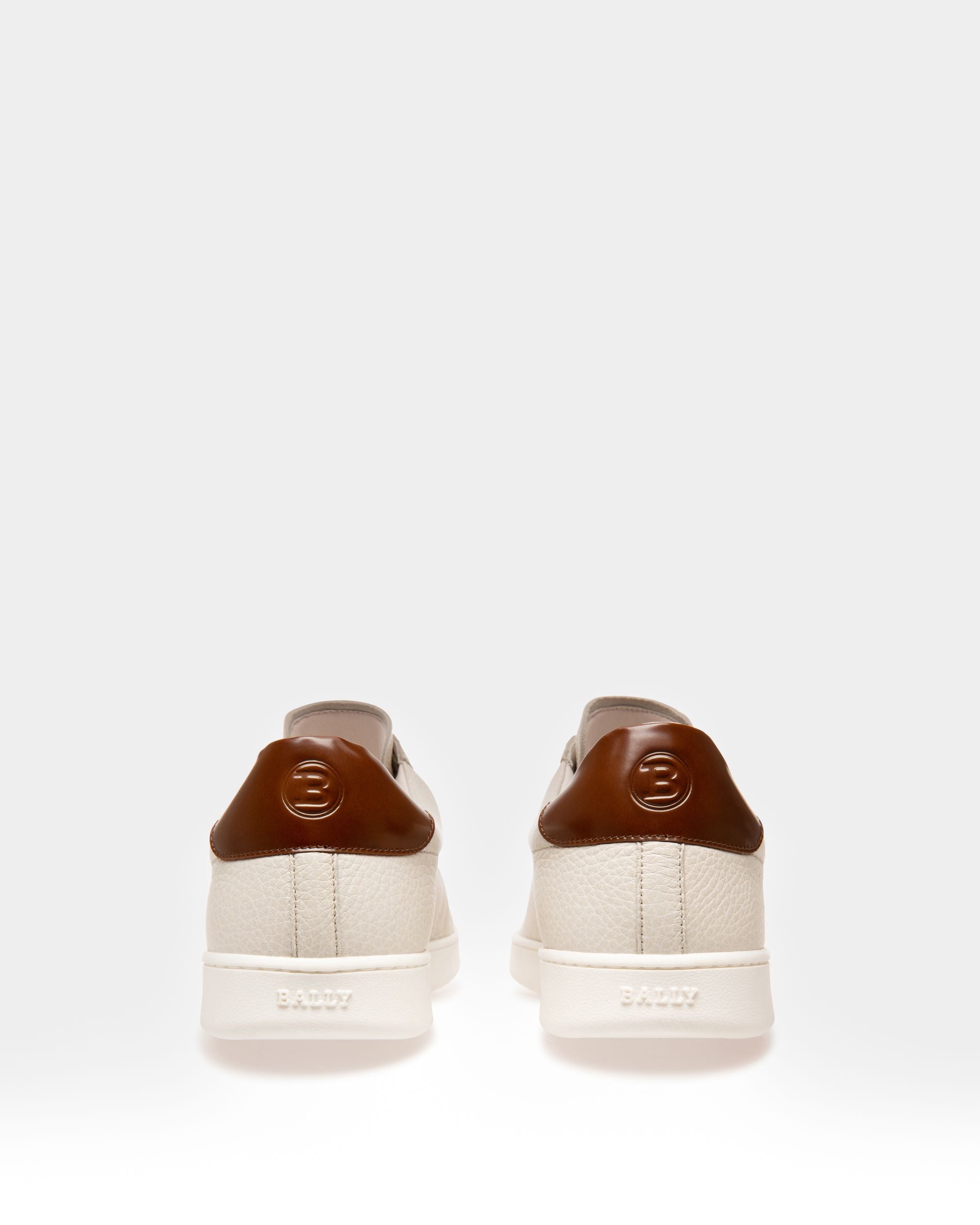 Wildy Leather Sneakers In White - Men's - Bally - 04