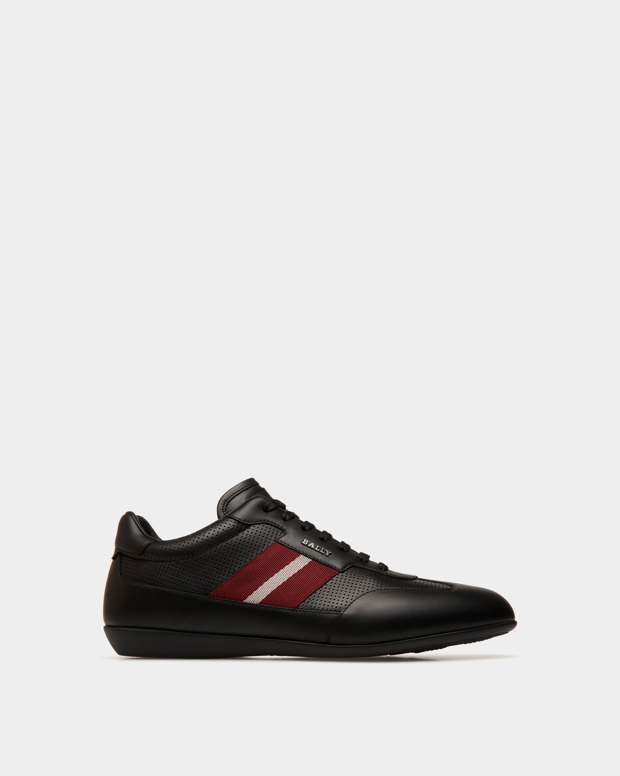 Hallwil Sneakers In Black Leather - Men's - Bally - 01