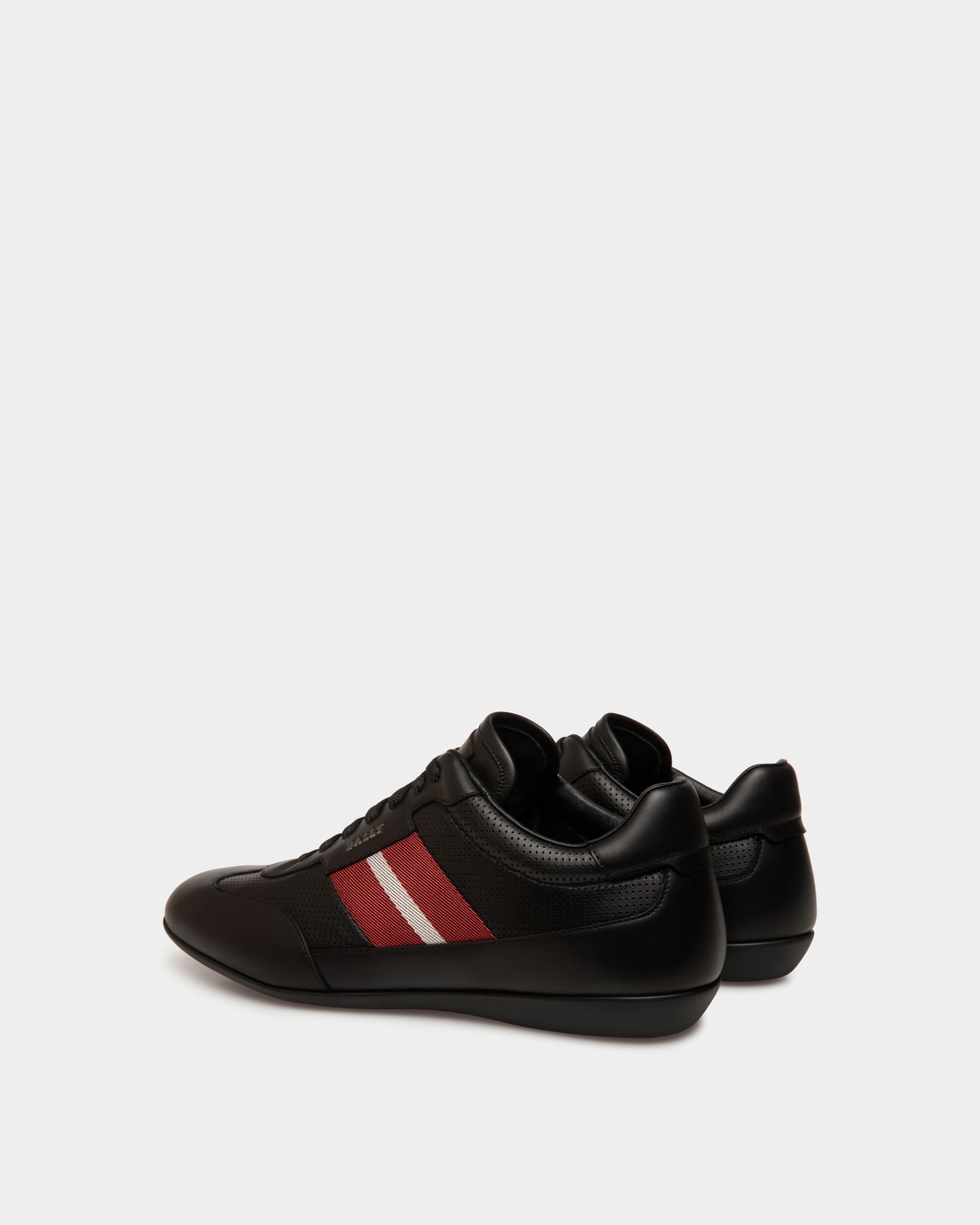 Hallwil Sneakers In Black Leather - Men's - Bally - 03