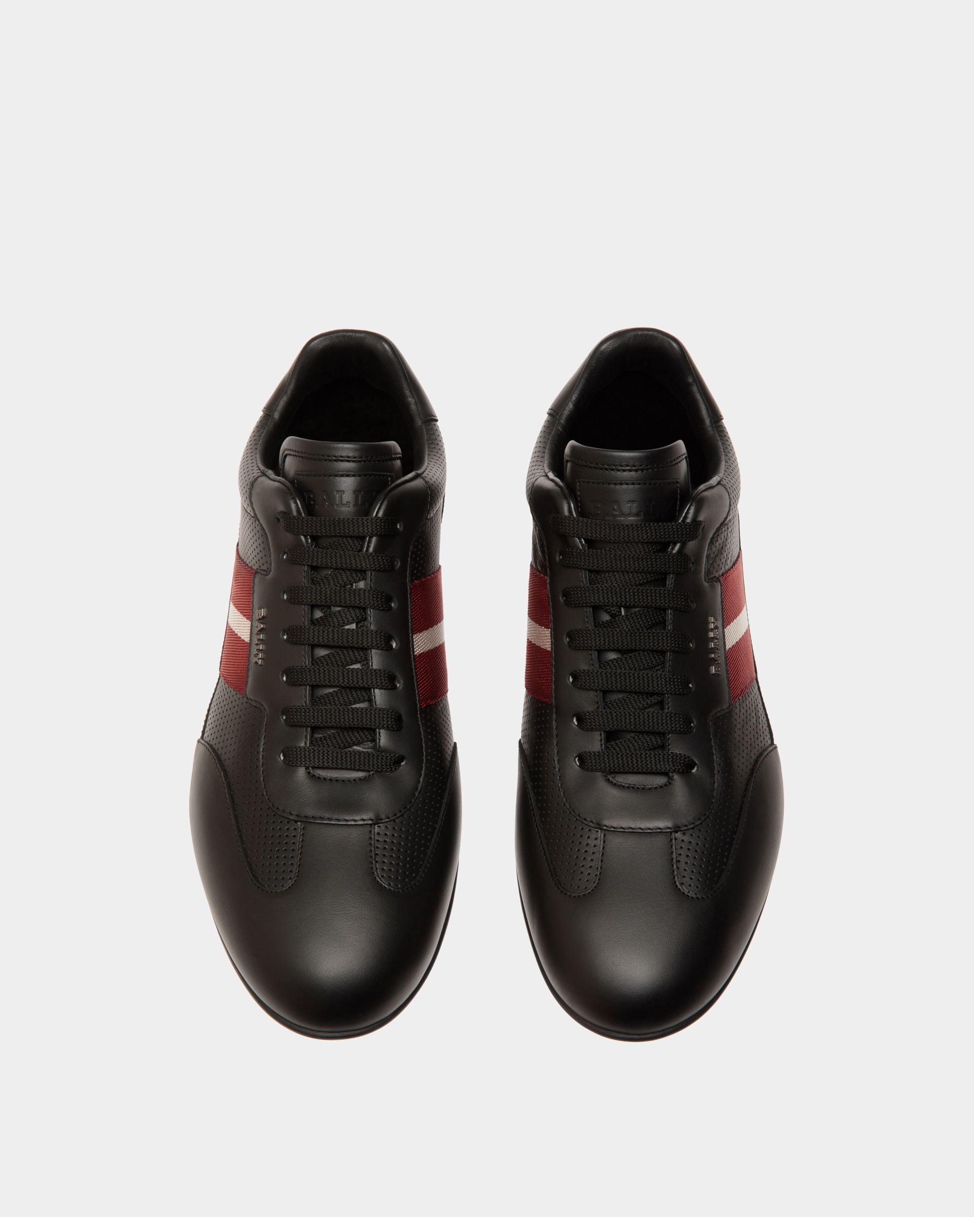 Hallwil Sneakers In Black Leather - Men's - Bally - 04