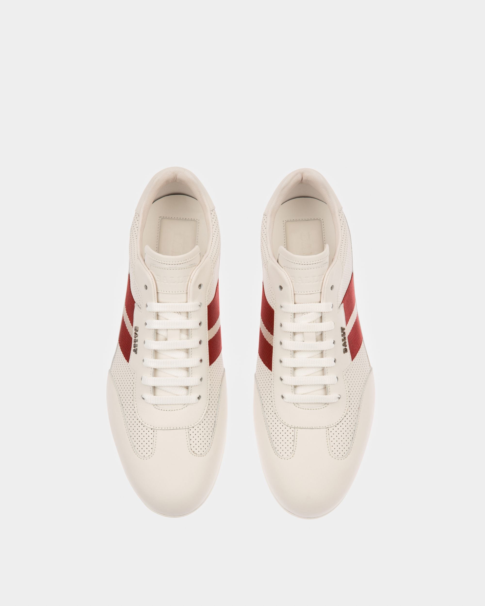Haldin Zapatilla Deportiva De Piel Blanca - Hombre - Bally - 02