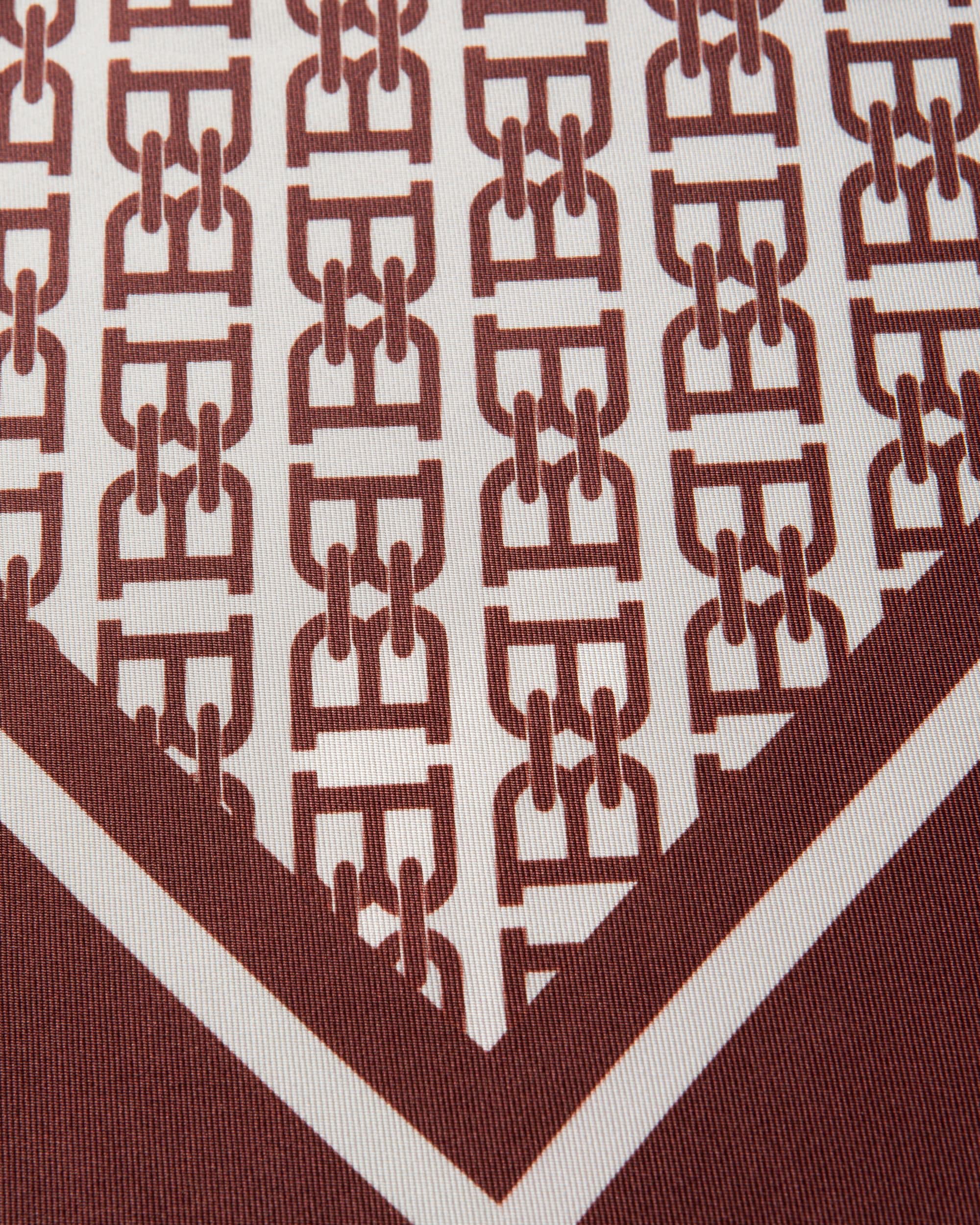 Silk Scarf In Heritage Red - Women's - Bally - 02