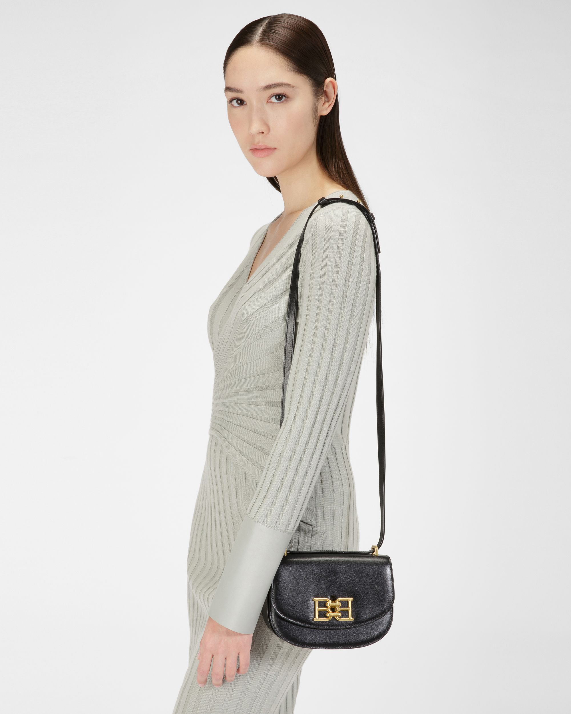 Baily Minibolso En Piel De Color Negro - Mujer - Bally - 01
