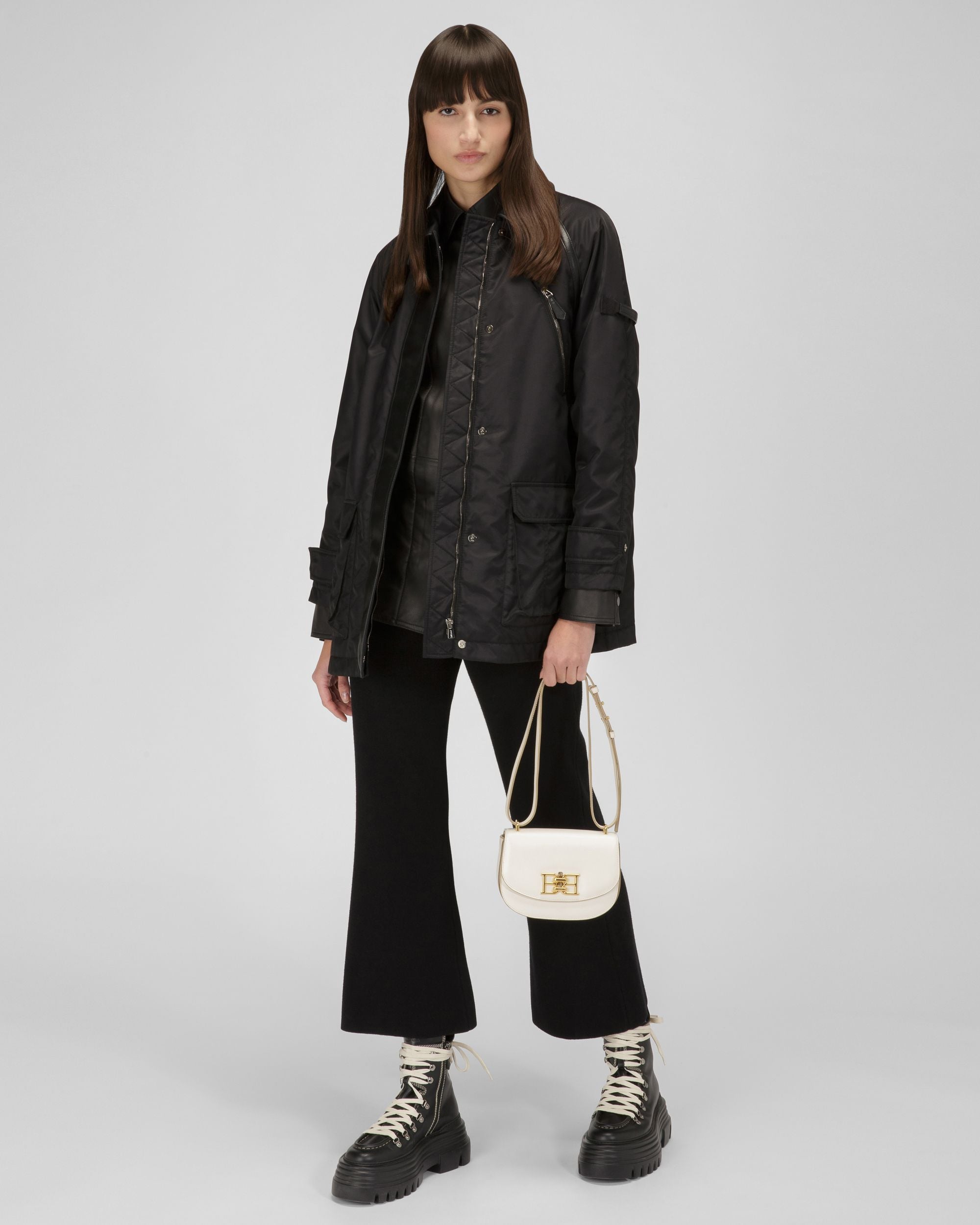 Baily Leather Minibag In Bone - Women's - Bally - 04