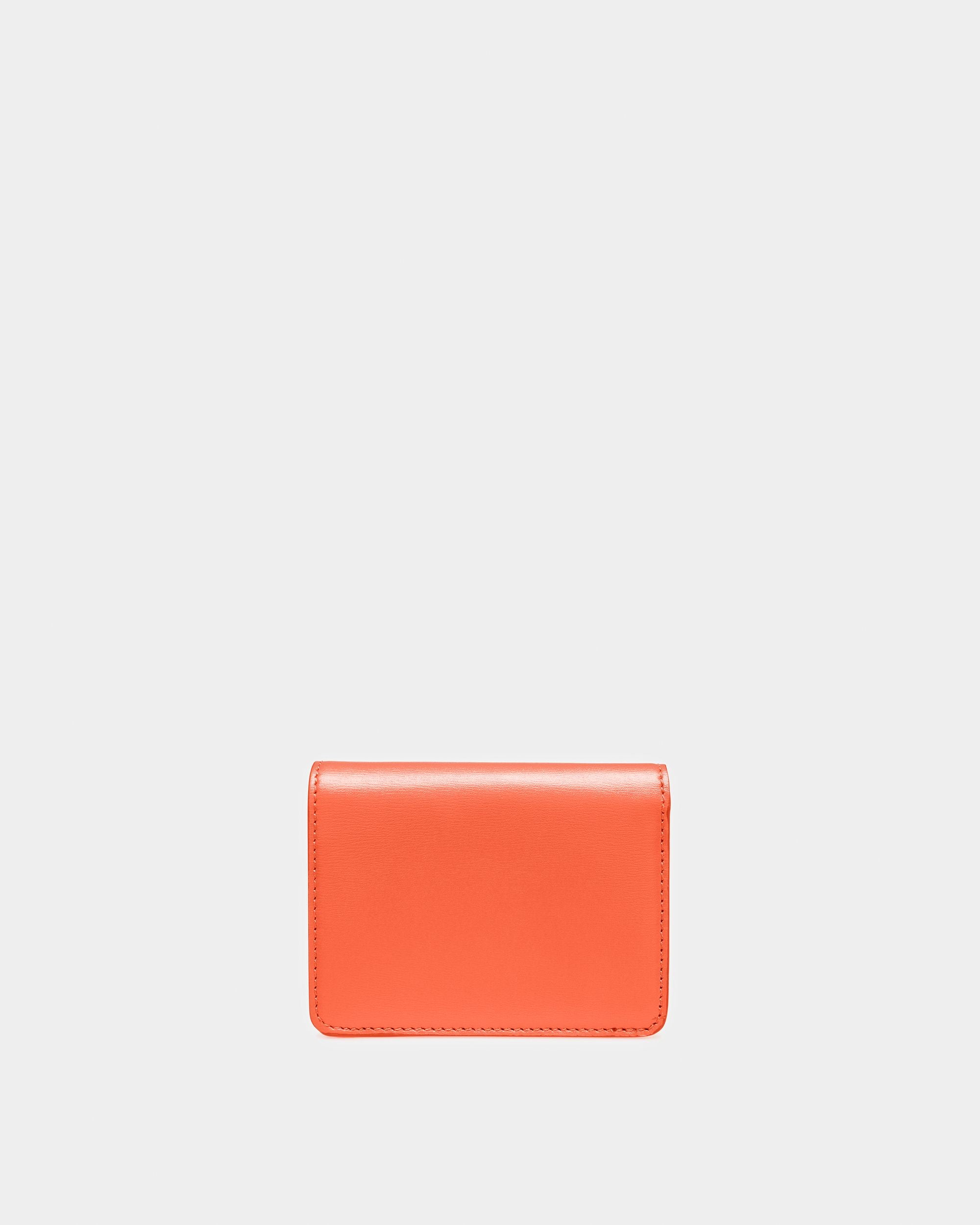 Lettes Tarjetero Ejecutivo De Piel En Naranja - Mujer - Bally - 02