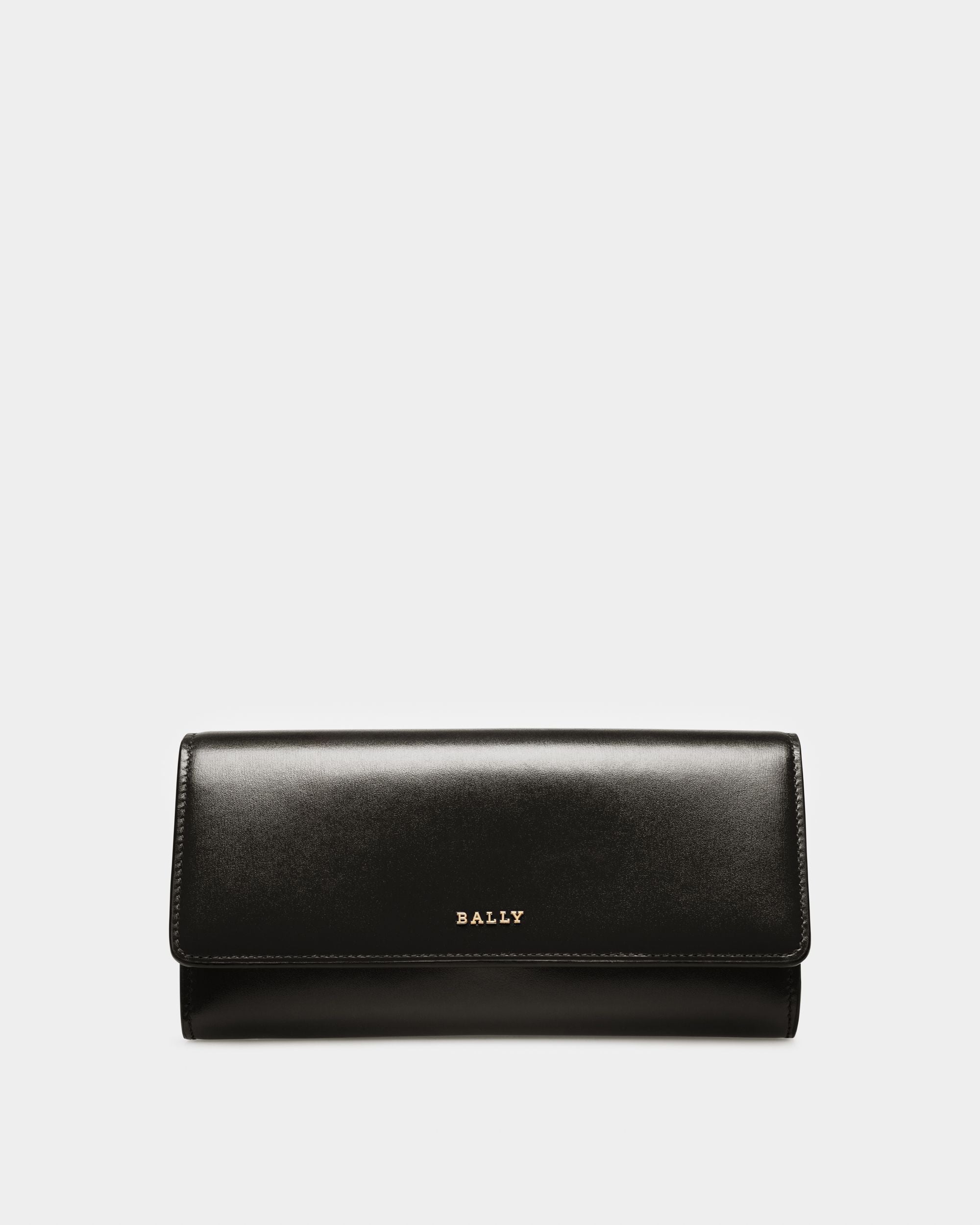 Linney Cartera De Piel De Color Negro - Mujer - Bally - 01