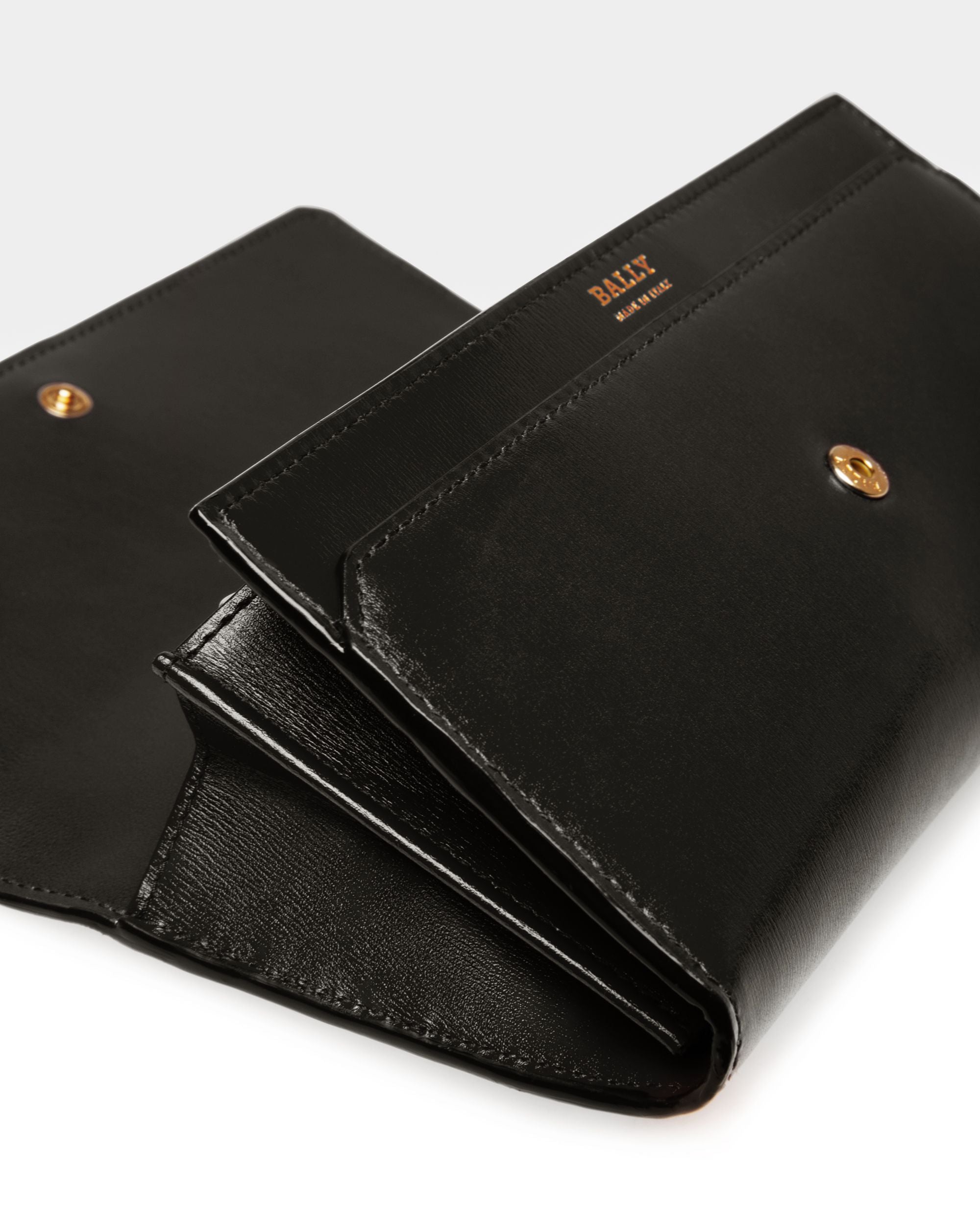 Linney Cartera De Piel De Color Negro - Mujer - Bally - 04