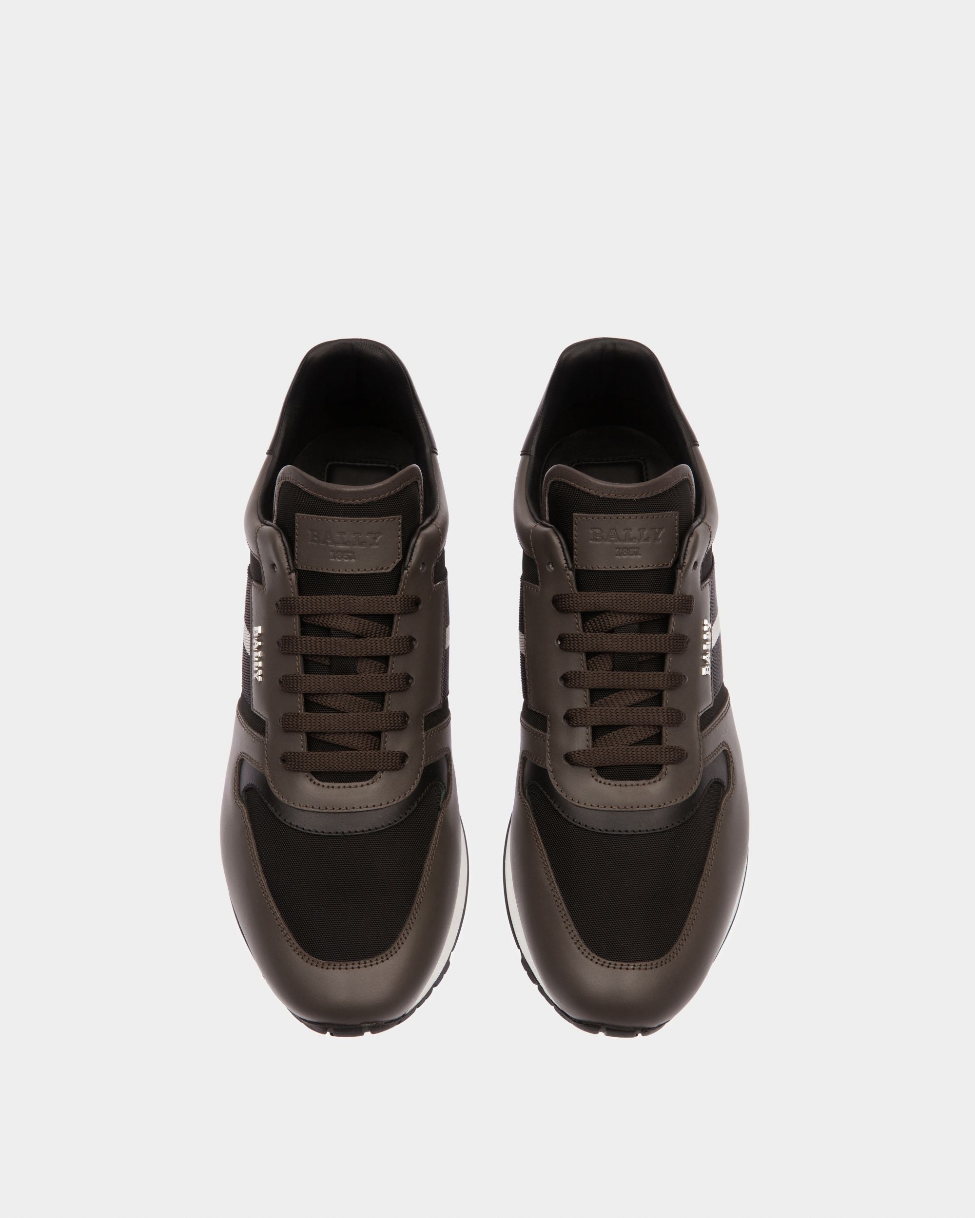 Astar In Black Leather And Fabric - Men's - Bally - 02