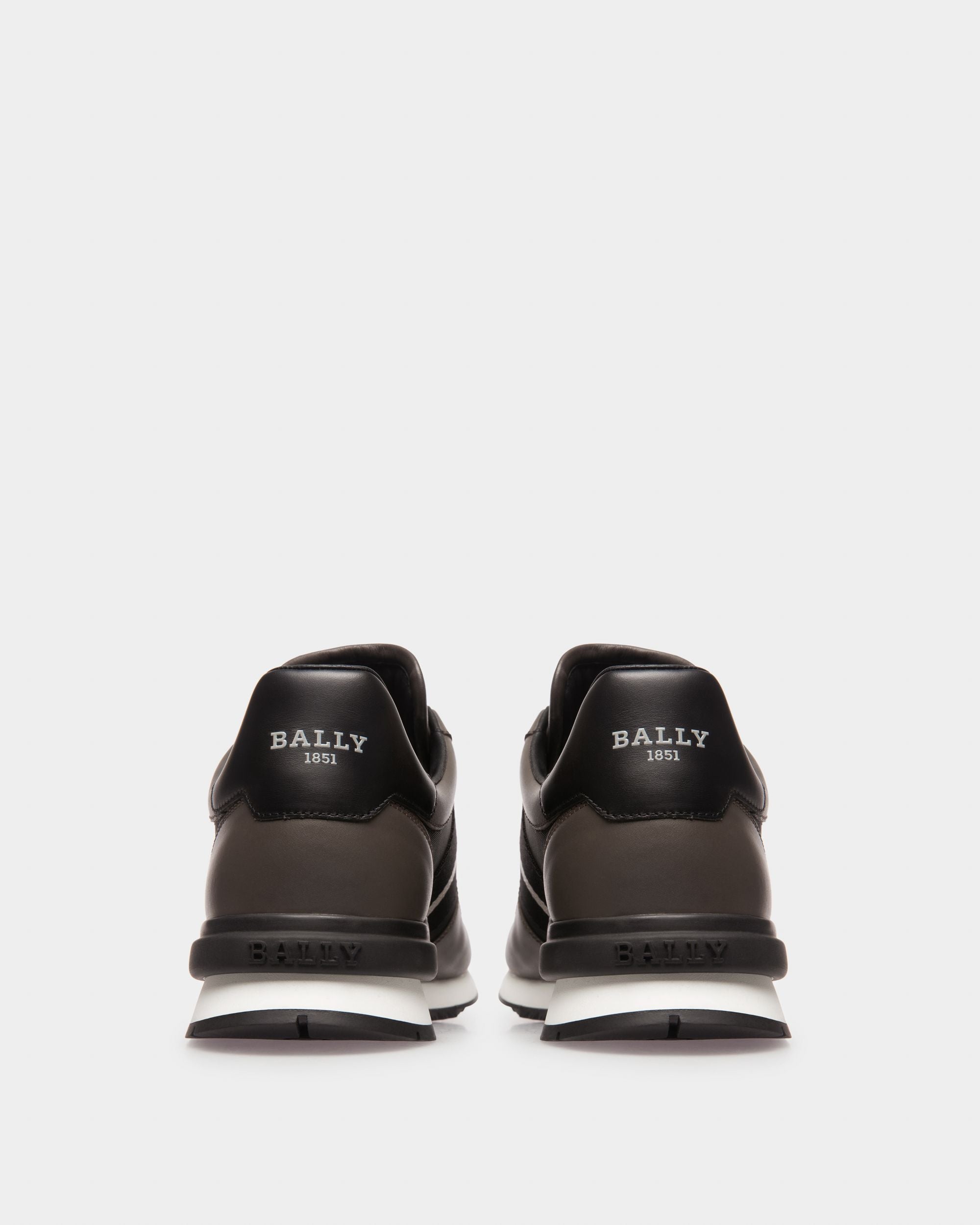 Astar In Black Leather And Fabric - Men's - Bally - 03