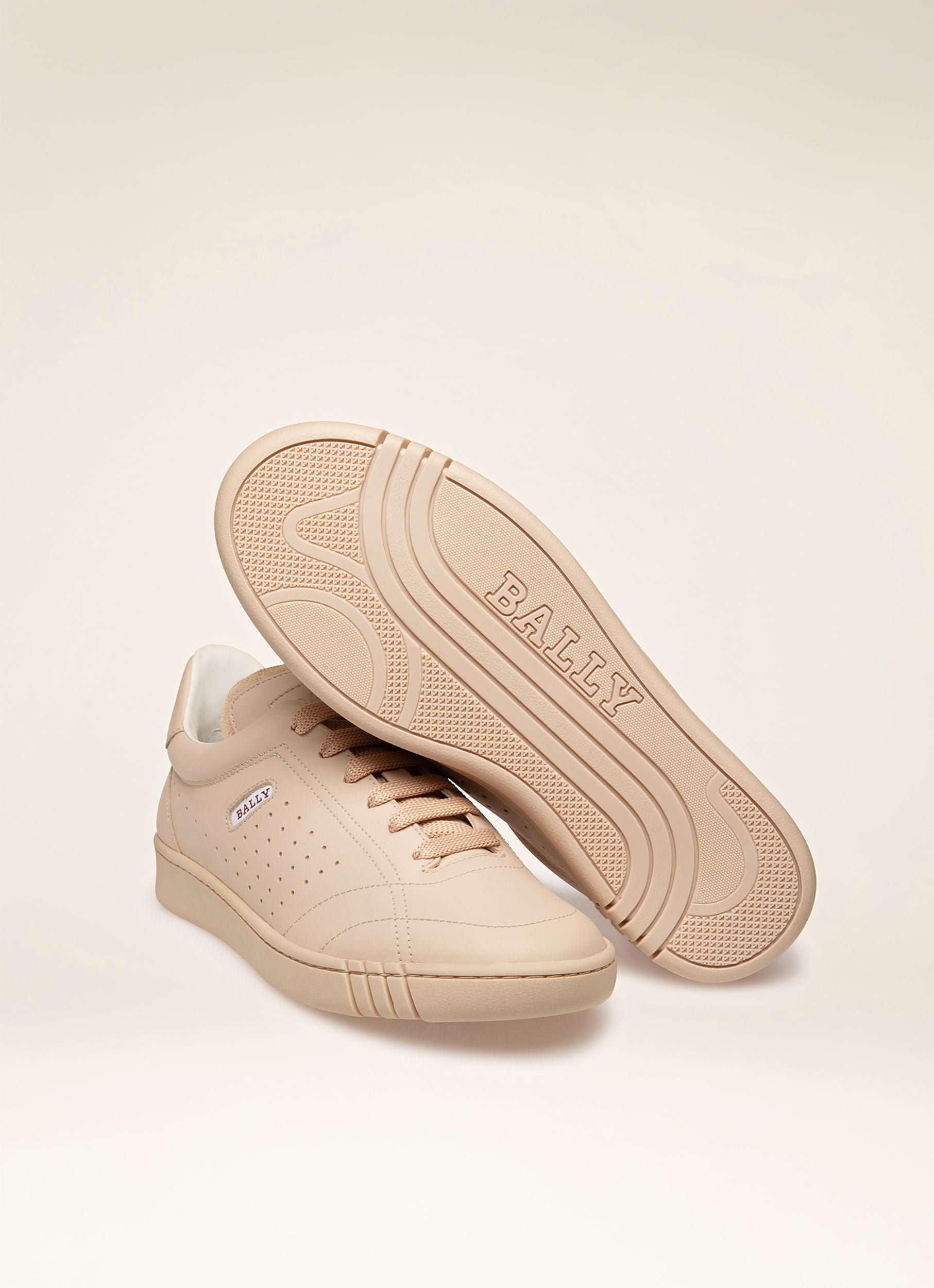 Winner Leather Sneakers In Blenh Pink - Women's - Bally - 03