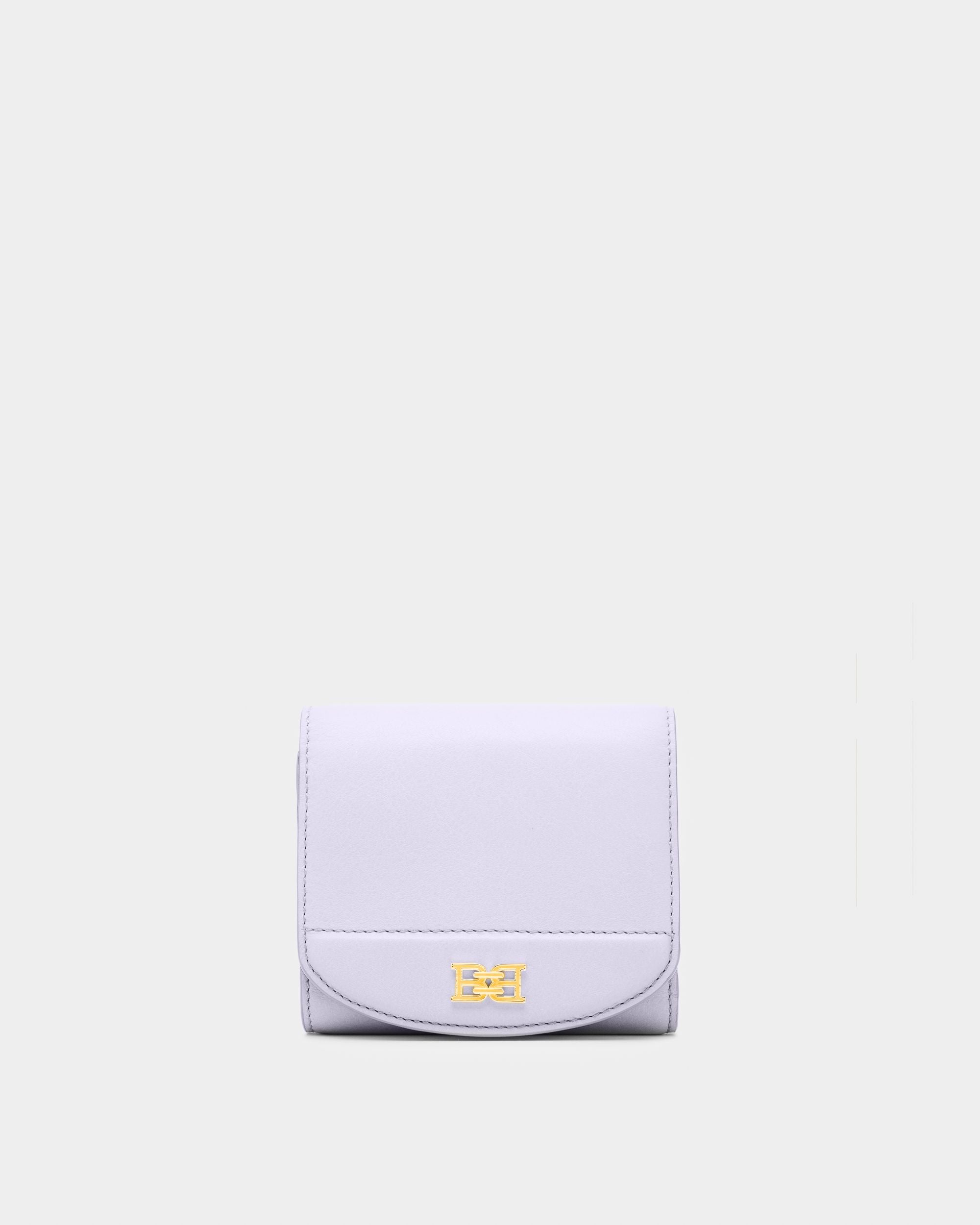 Blessy Wallet In Lilac Leather - Women's - Bally - 01