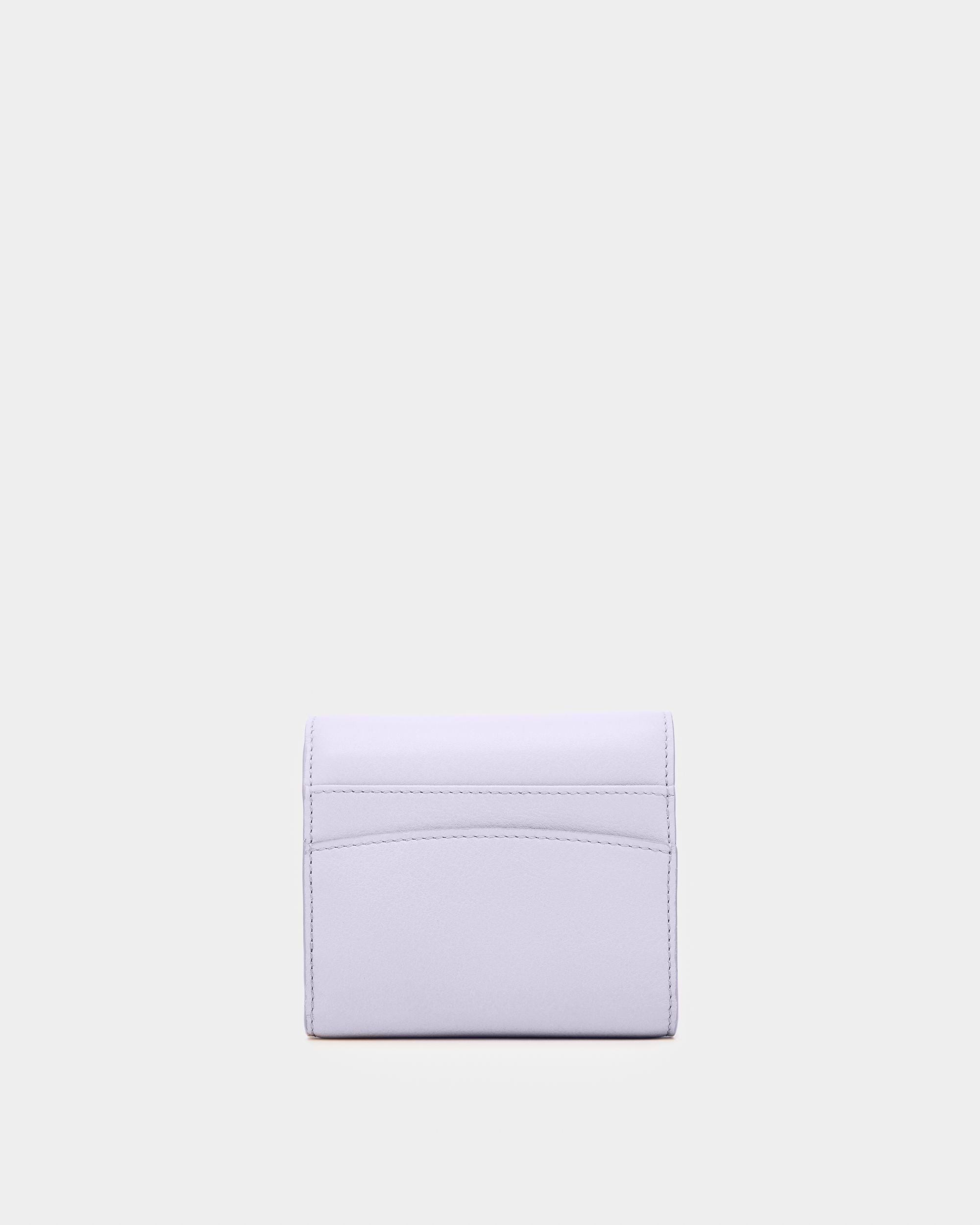 Blessy Wallet In Lilac Leather - Women's - Bally - 02