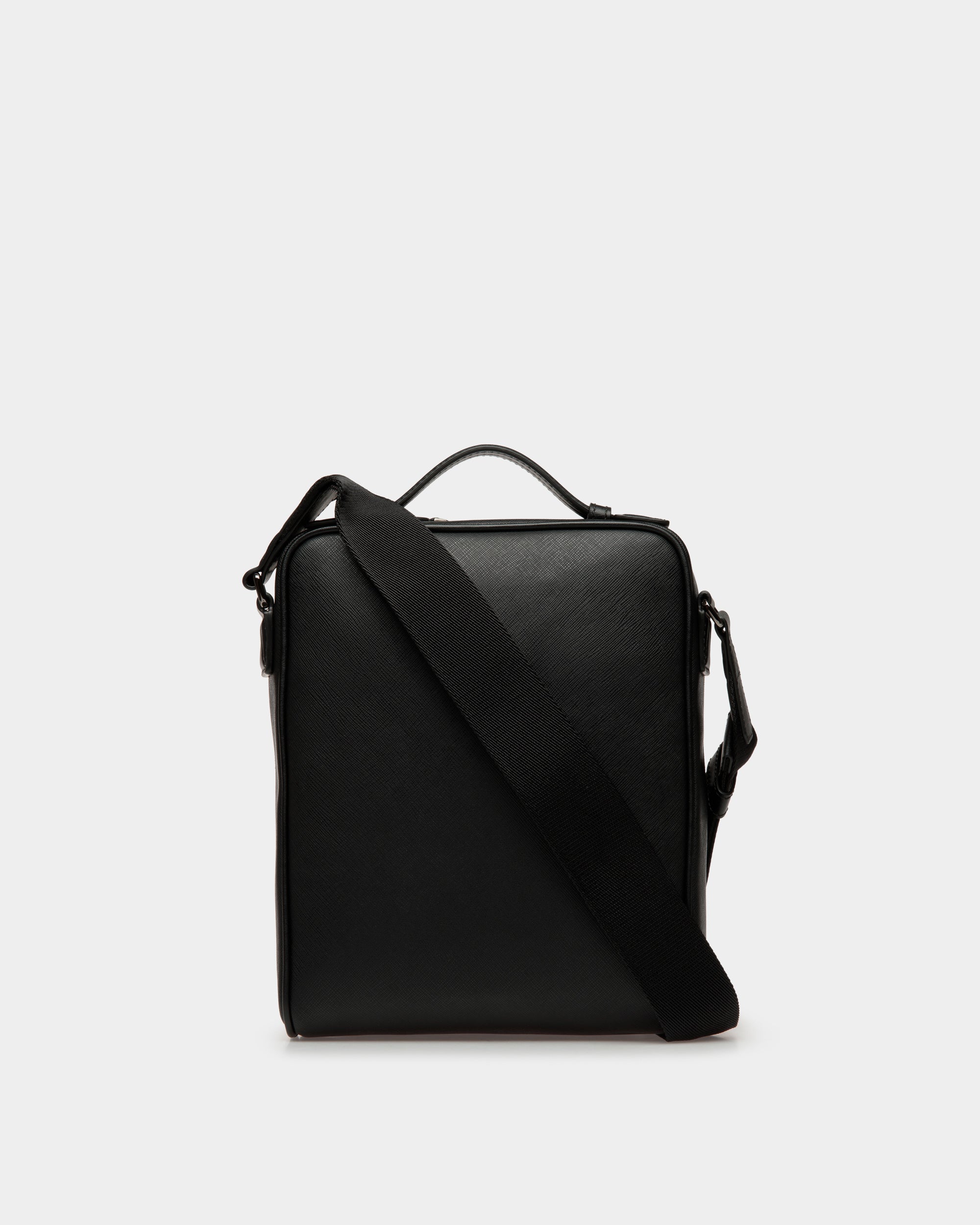 Bandolera Mackao De Piel Reciclada Negra - Hombre - Bally - 03