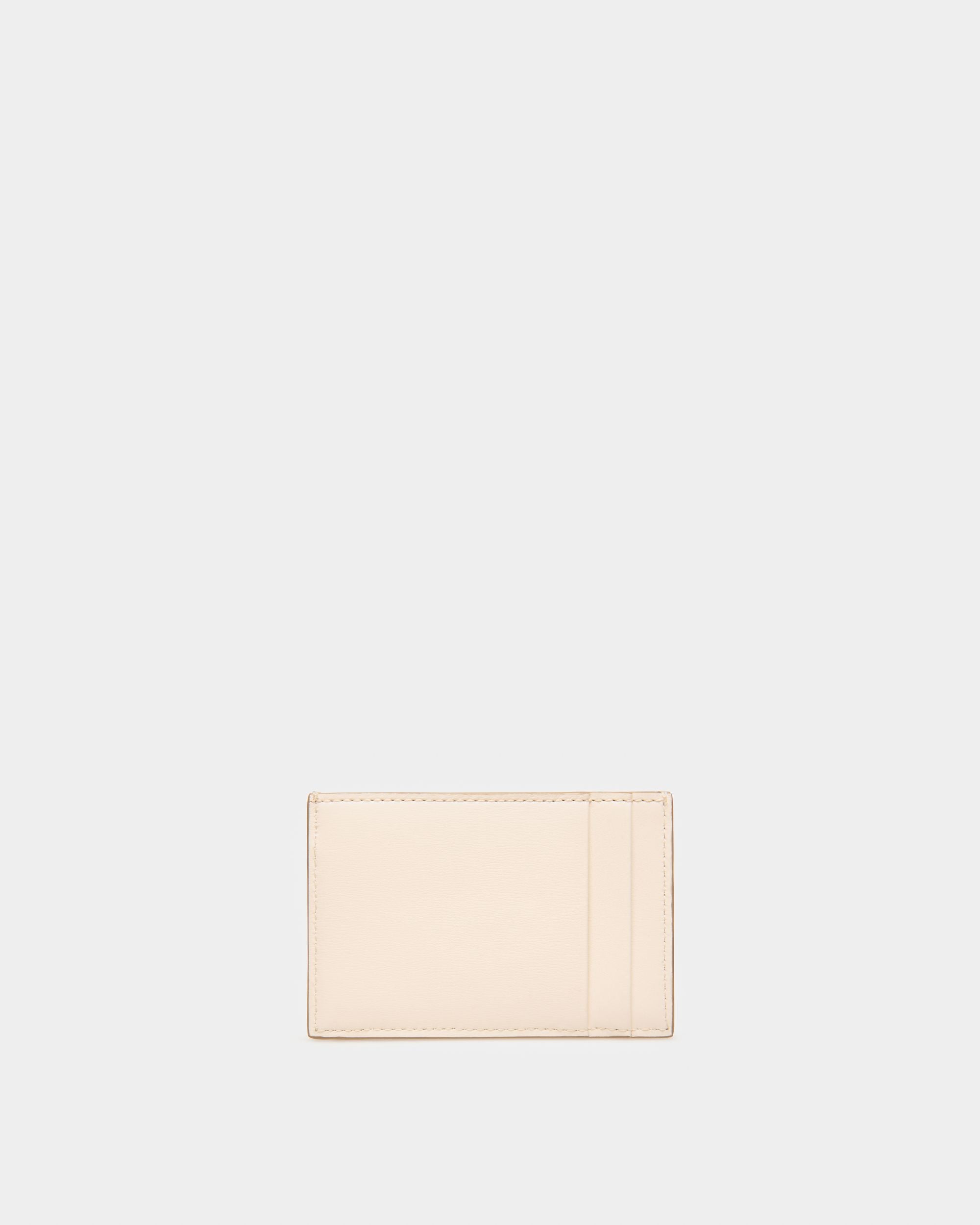 Belky Tarjetero Para Mujer En Piel De Color Crema - Mujer - Bally - 02
