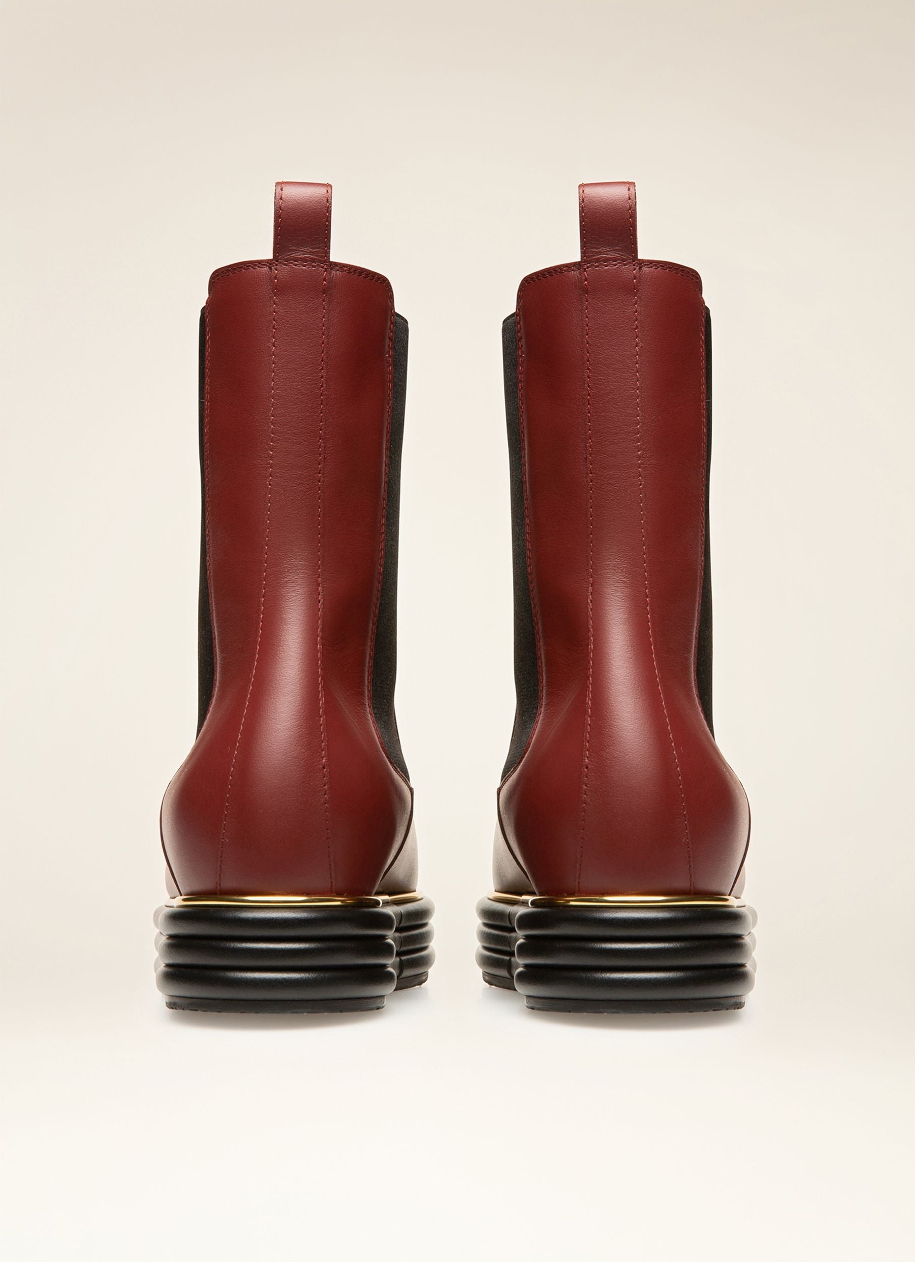 Faelisa Leather Boots In Heritage Red - Women's - Bally - 03