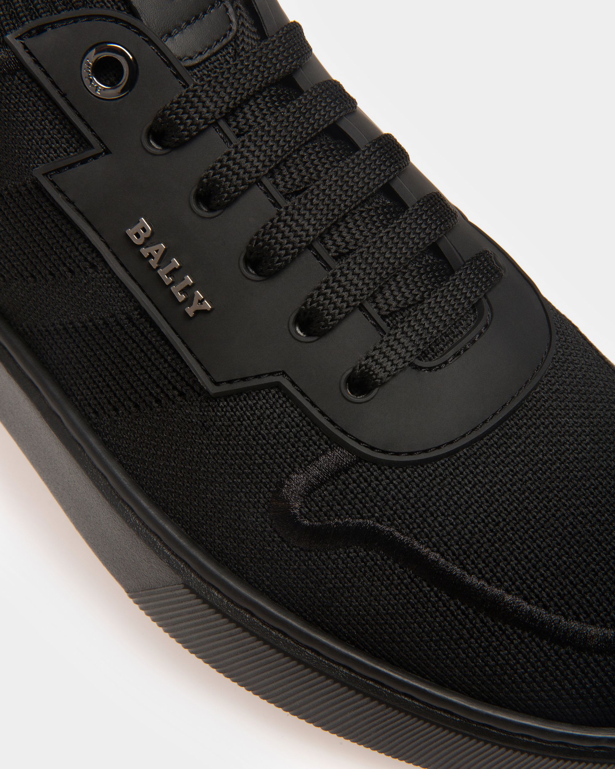 Macky Zapatillas Con Tejido De Punto En Negro - Hombre - Bally - 04