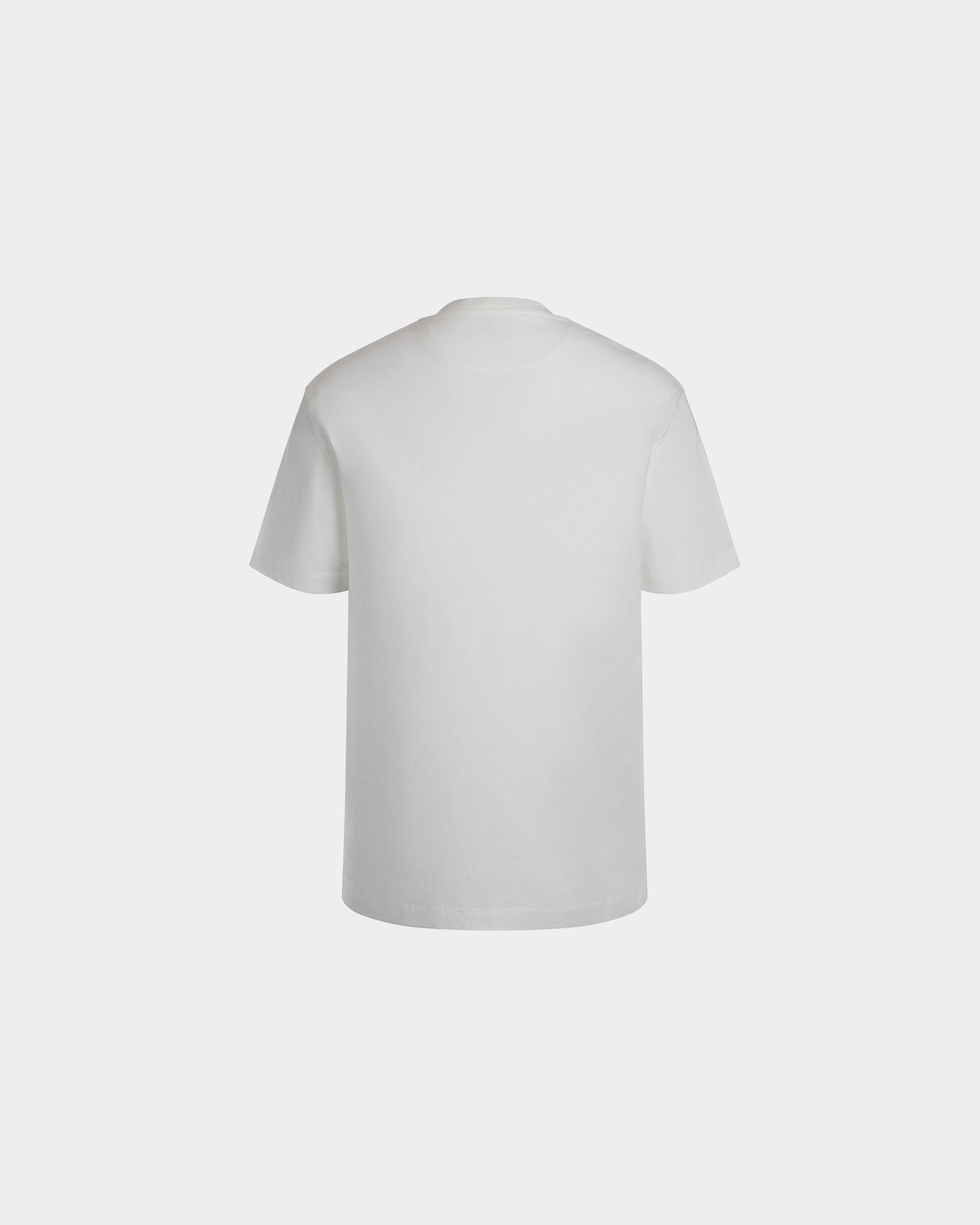 T-Shirt In White Cotton - Men's - Bally - 03