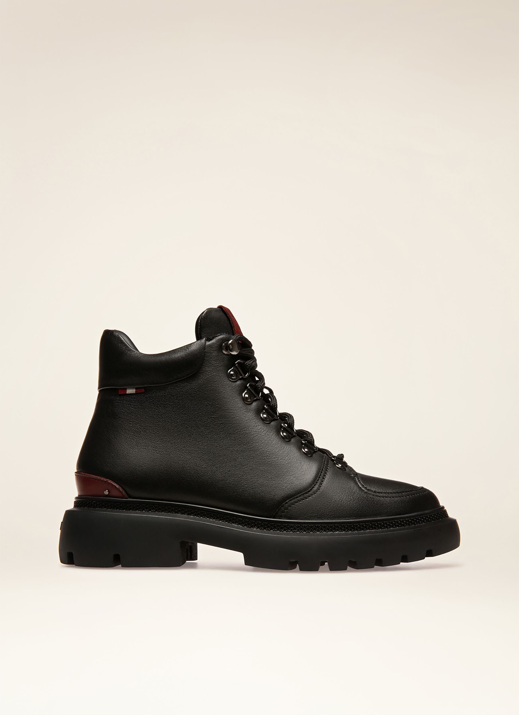 Valiant Leather Boots In Black - Women's - Bally - 01