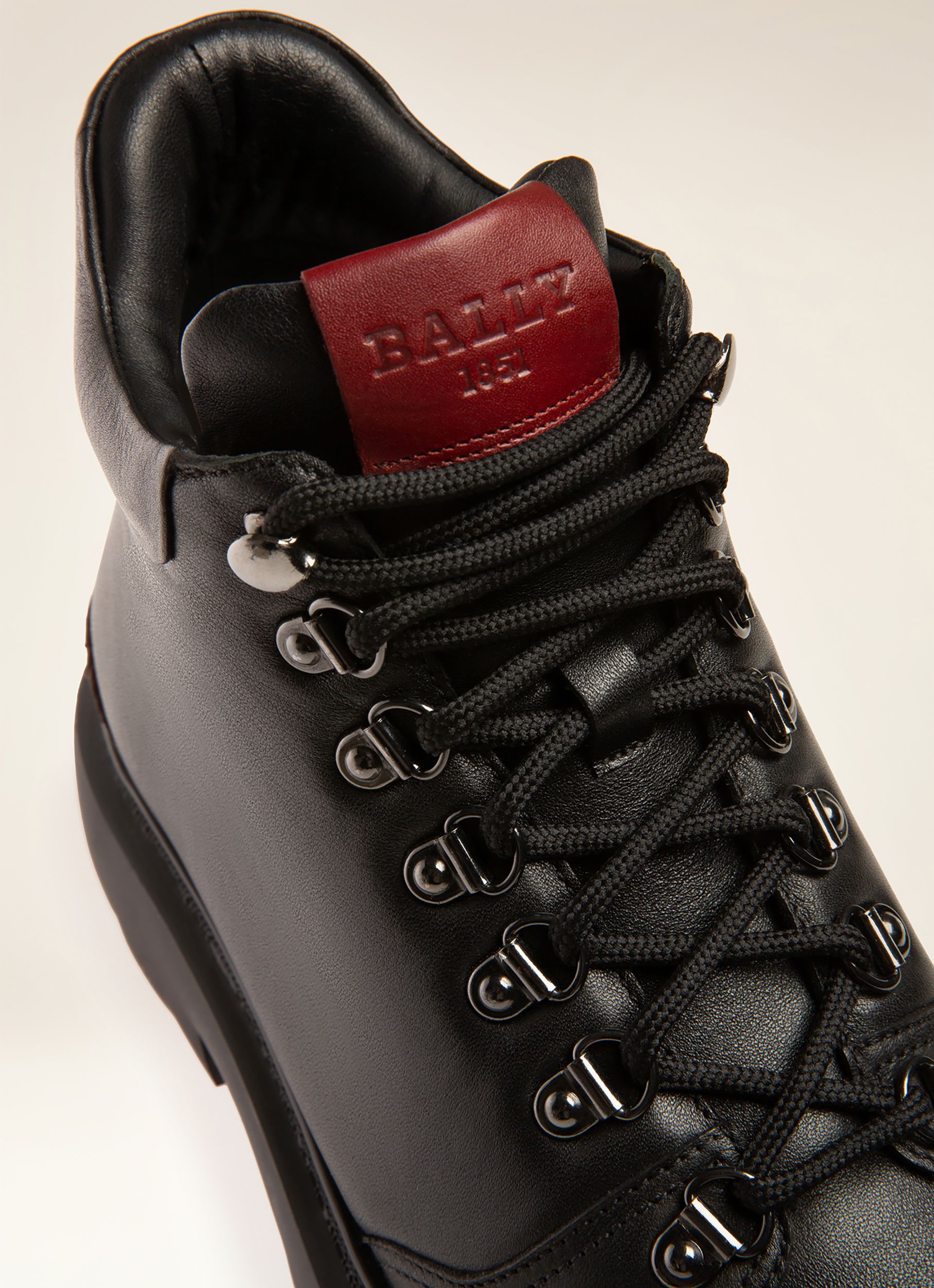 Valiant Leather Boots In Black - Women's - Bally - 02