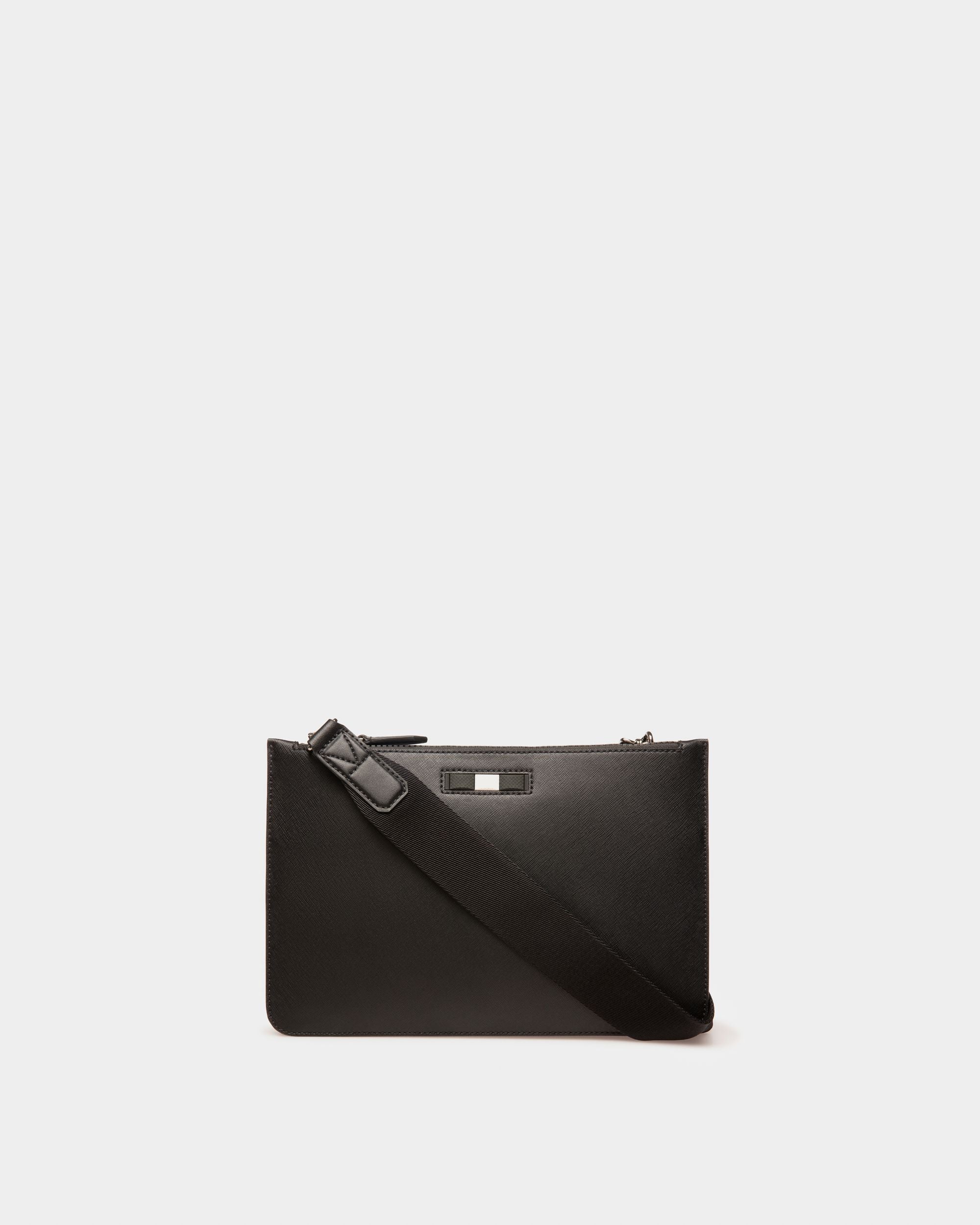 Milvar Bandolera En Piel Reciclada De Color Negro - Hombre - Bally - 02