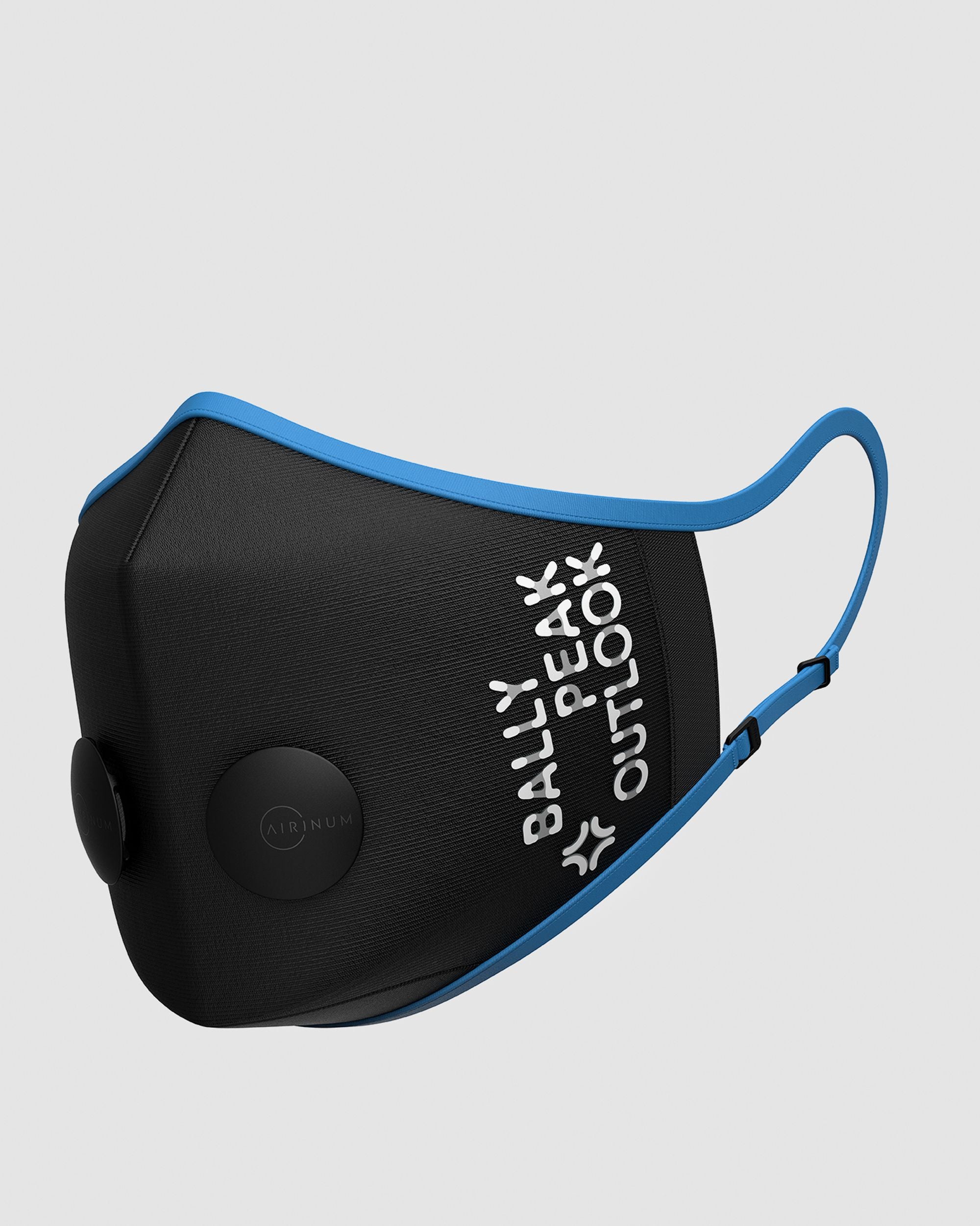 Fashion Air Mask In Black & Blue - Men's - Bally - 01