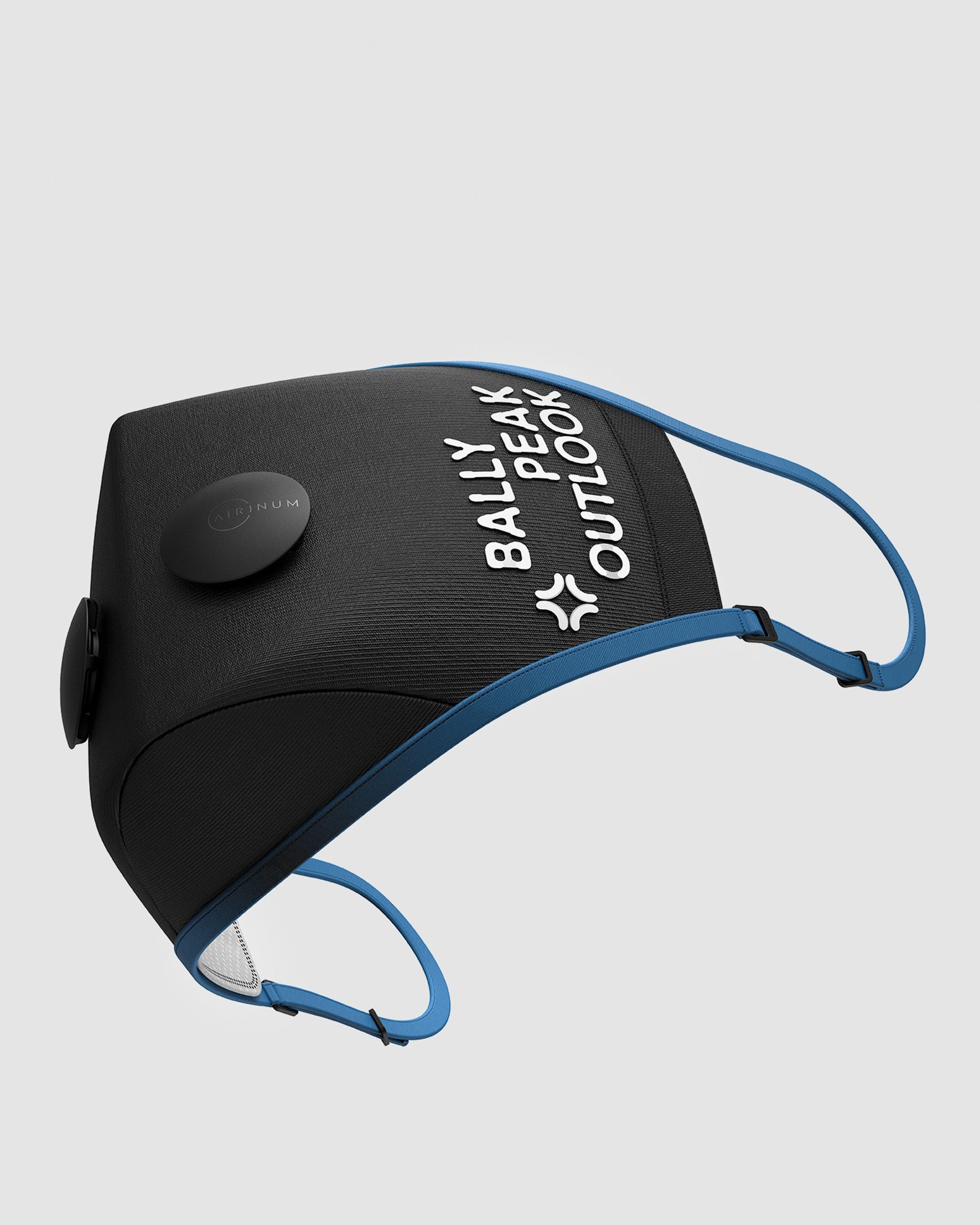 Fashion Air Mask In Black & Blue - Men's - Bally - 07