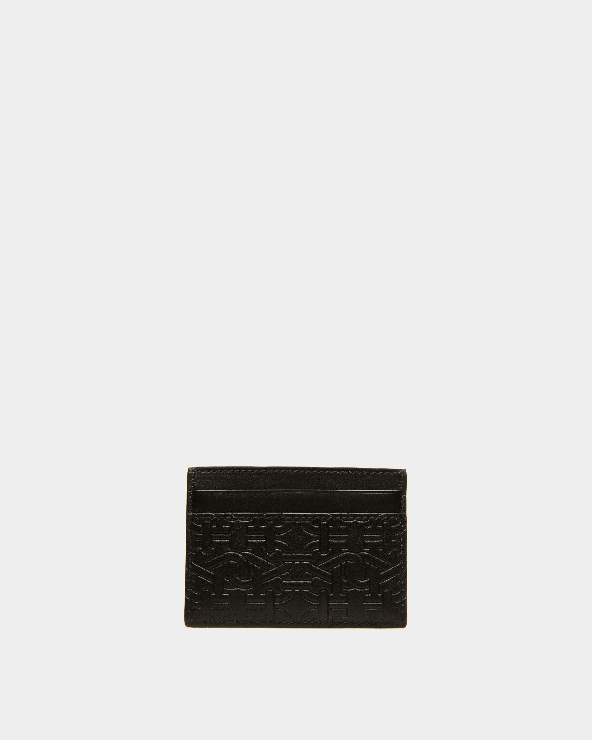 Bhar Tarjetero En Cuero De Color Negro - Hombre - Bally - 02
