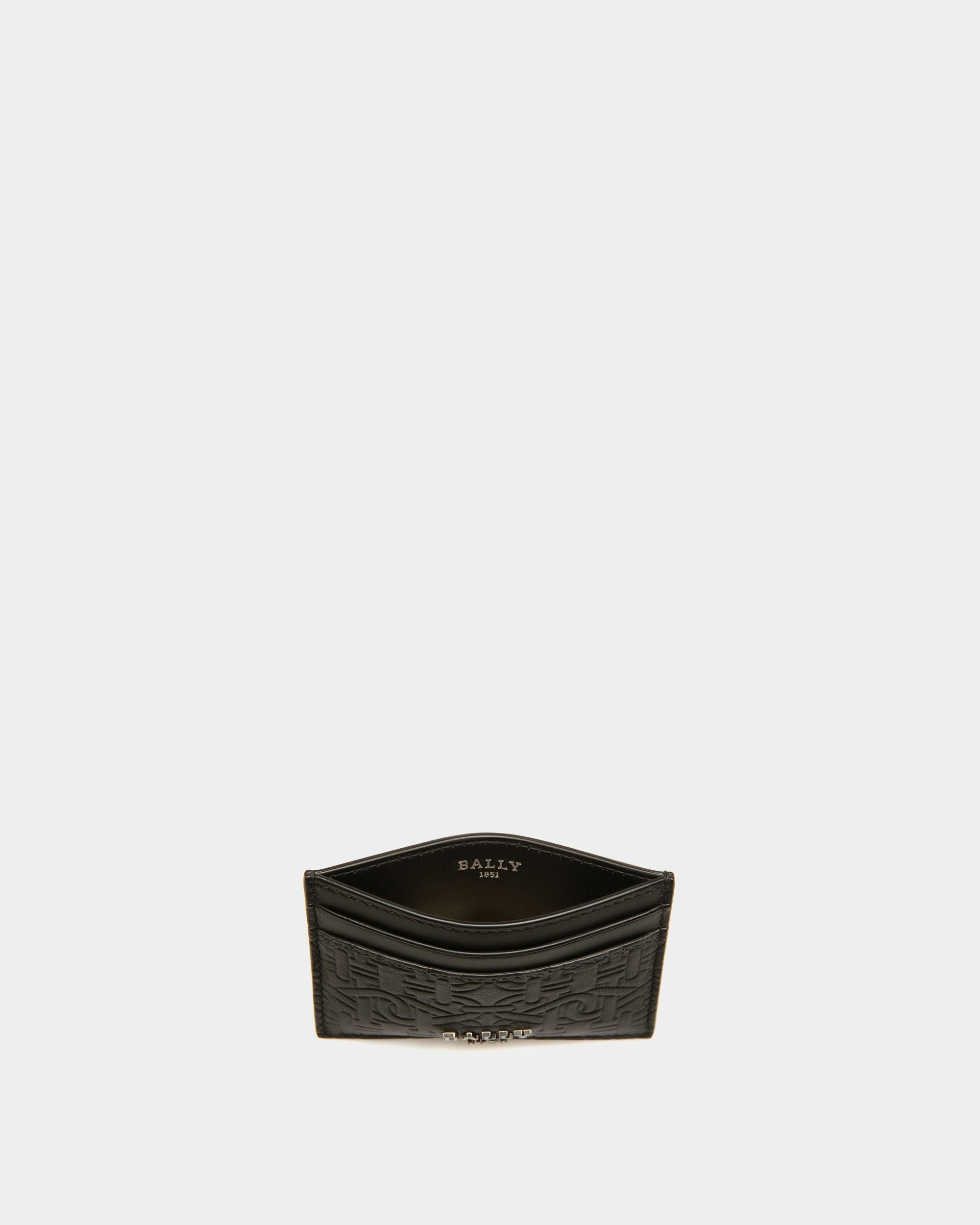 Bhar Tarjetero En Cuero De Color Negro - Hombre - Bally - 03