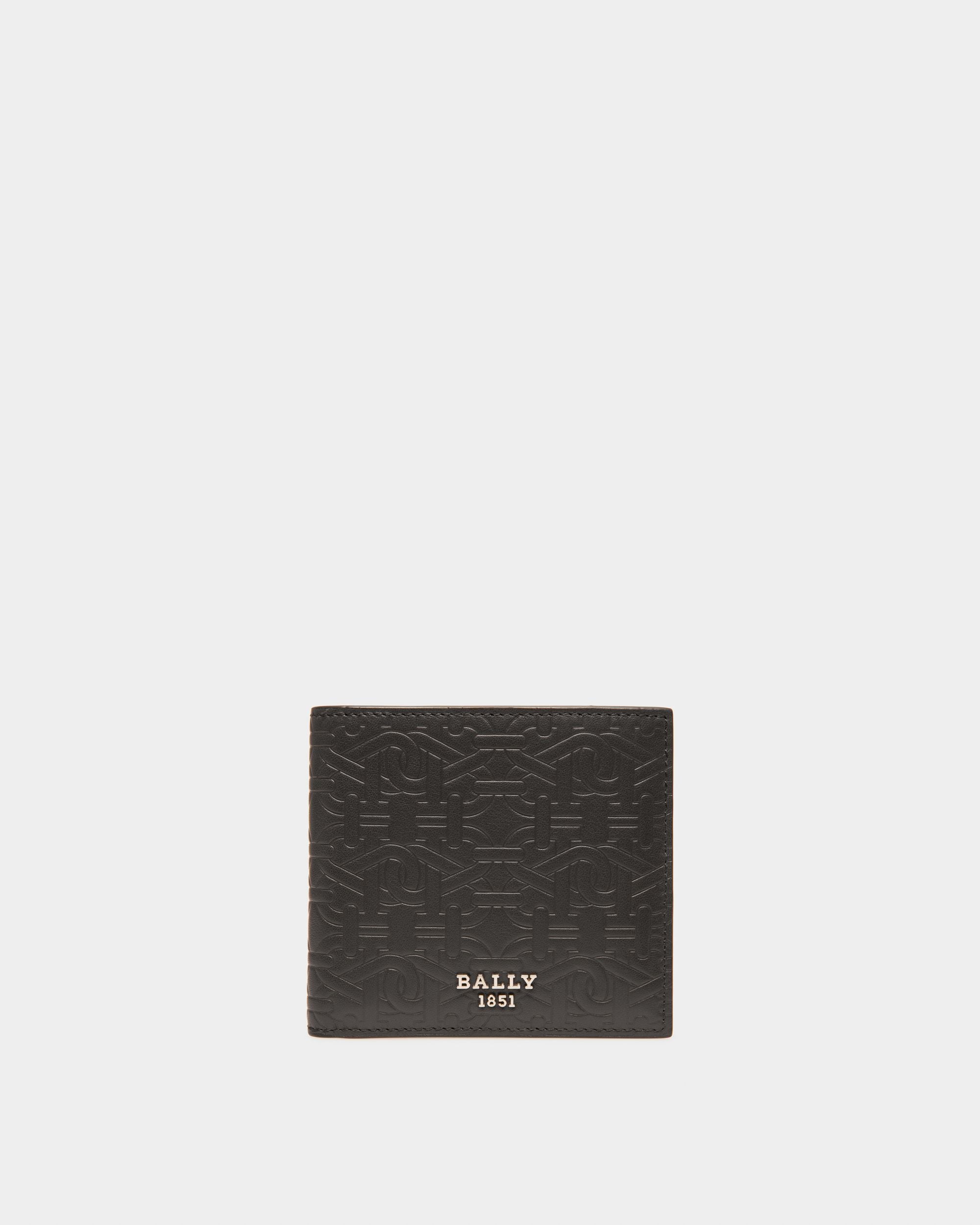 Beisel Leather Coin Wallet In Black - Men's - Bally - 01