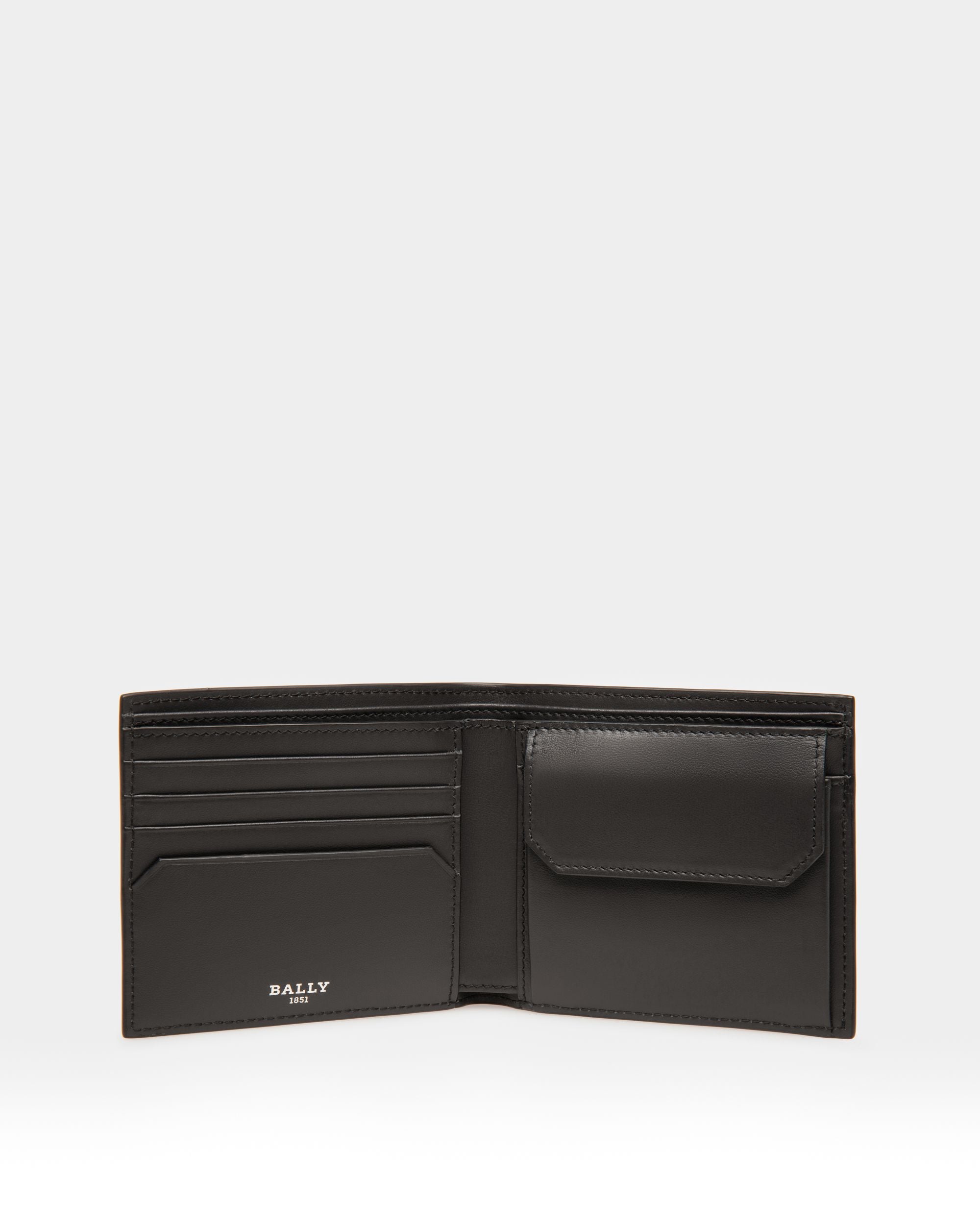 Beisel Leather Coin Wallet In Black - Men's - Bally - 03