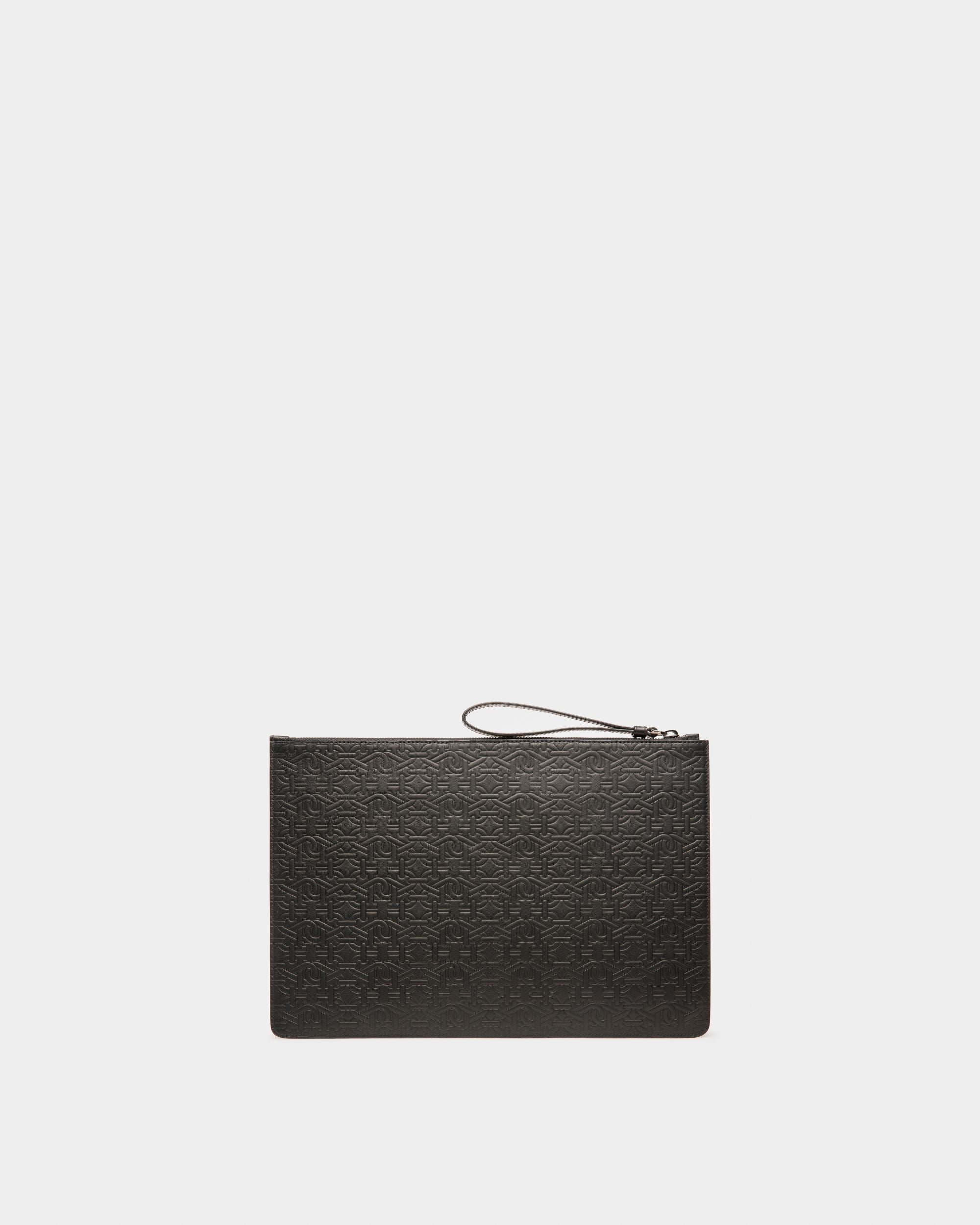 Bollis Cartera En Cuero De Color Negro - Hombre - Bally - 02