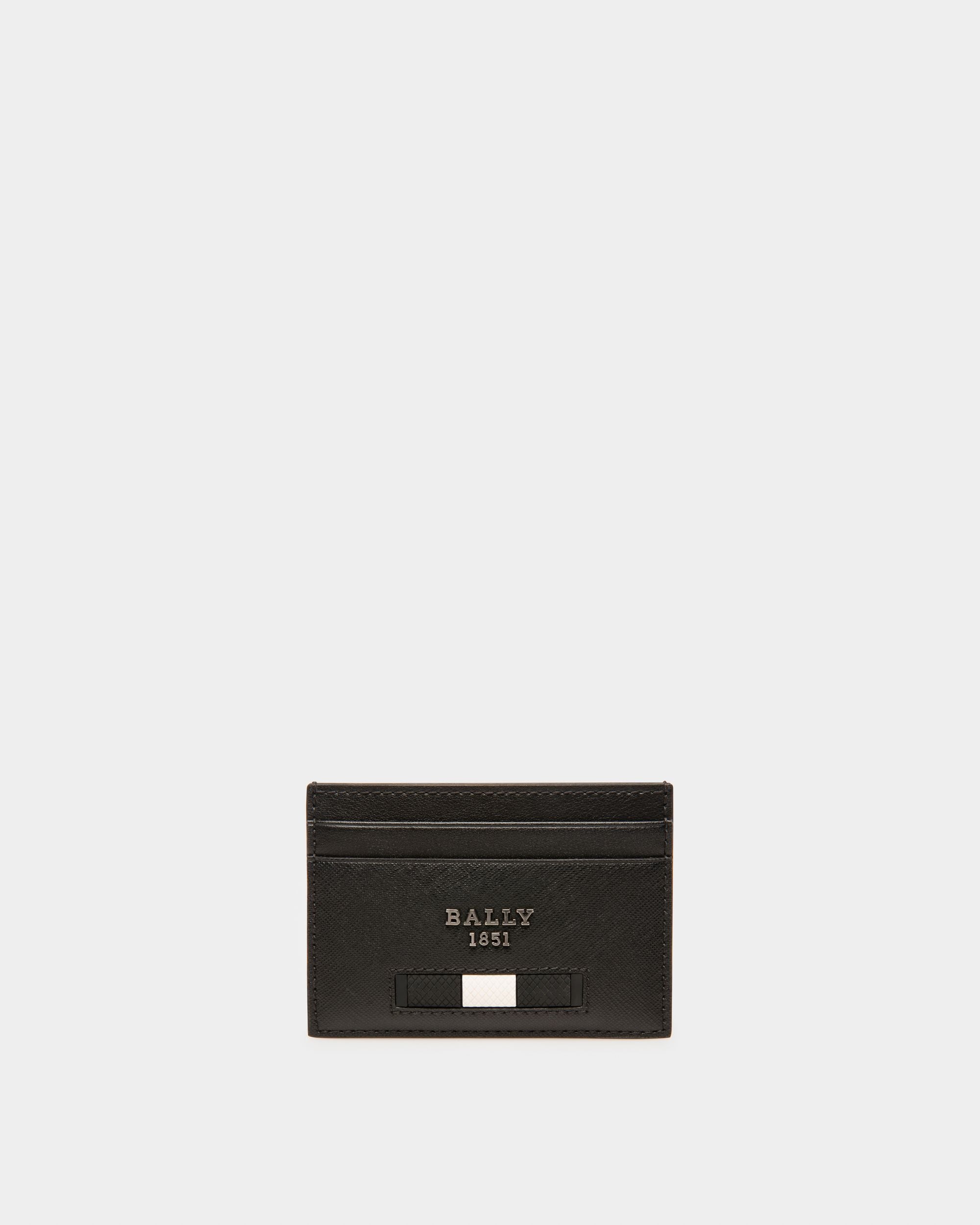 Bhar Tarjetero De Piel En Negro - Hombre - Bally - 01